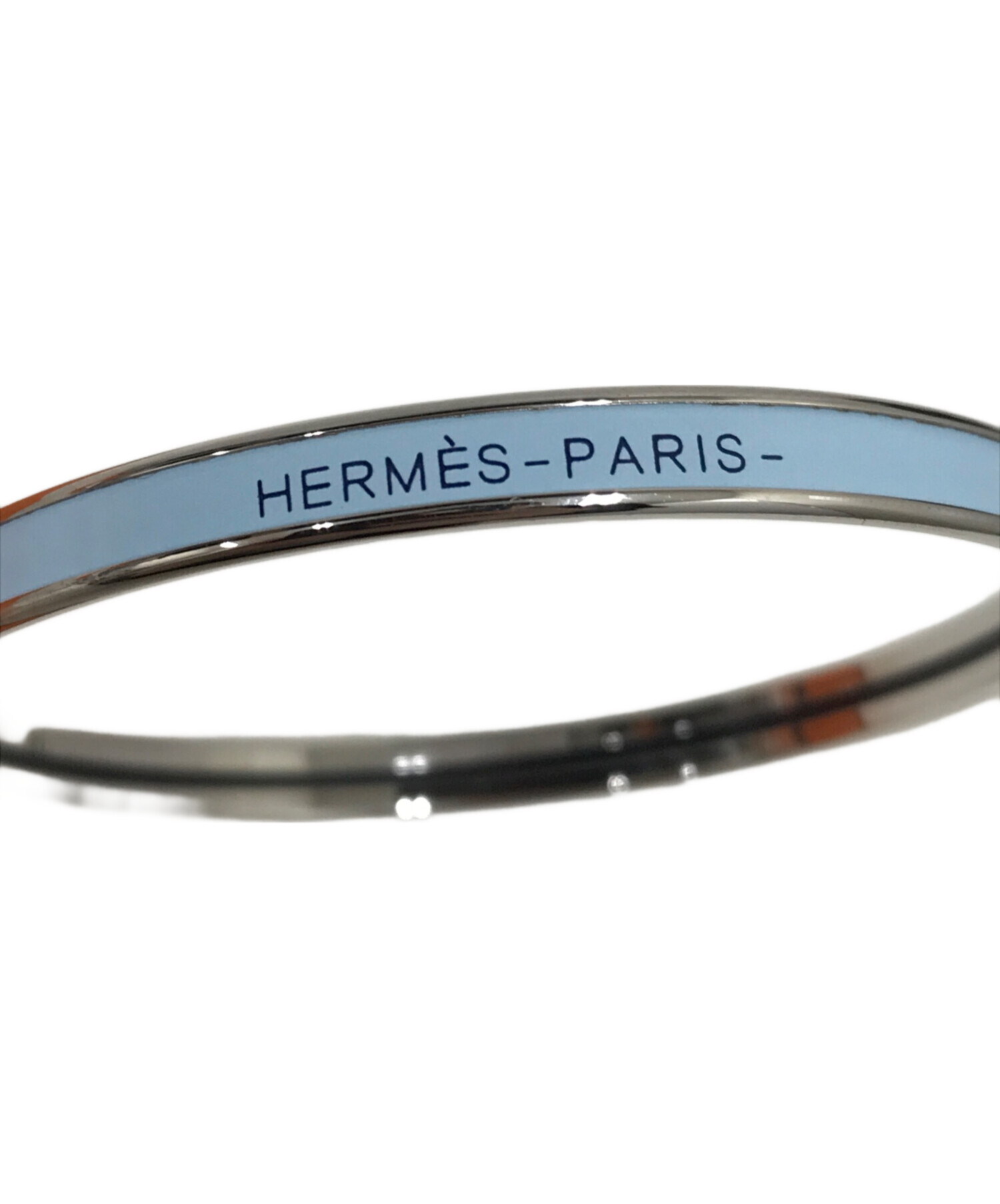 中古・古着通販】HERMES (エルメス) ユニエナメルブレスレット ブルー 