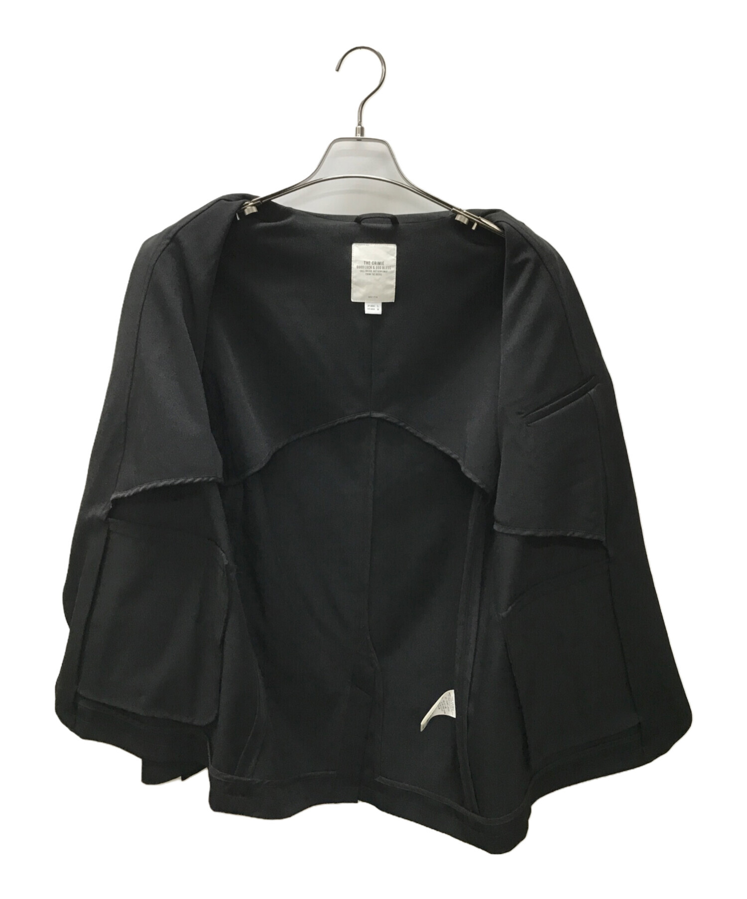 【美品】THE CRIMIE クライミー パーカージャケット ブラック L 中古・古着通販】THE CRIMIE (ザ クライミー) テーラード