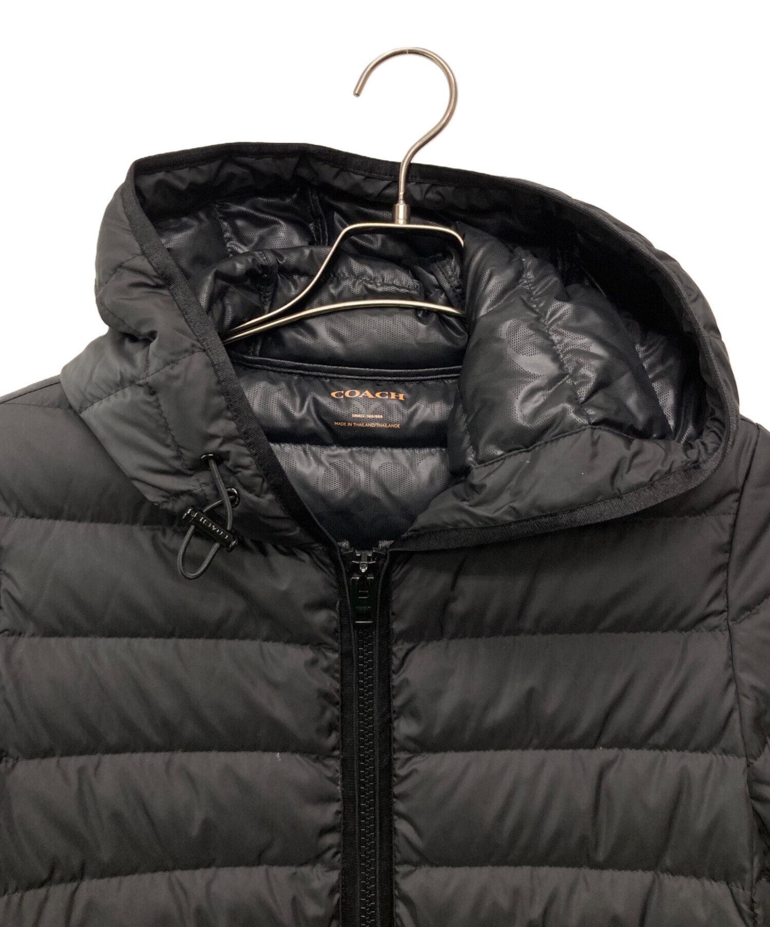 中古・古着通販】COACH (コーチ) ロング ダウン コート ウィズ フード