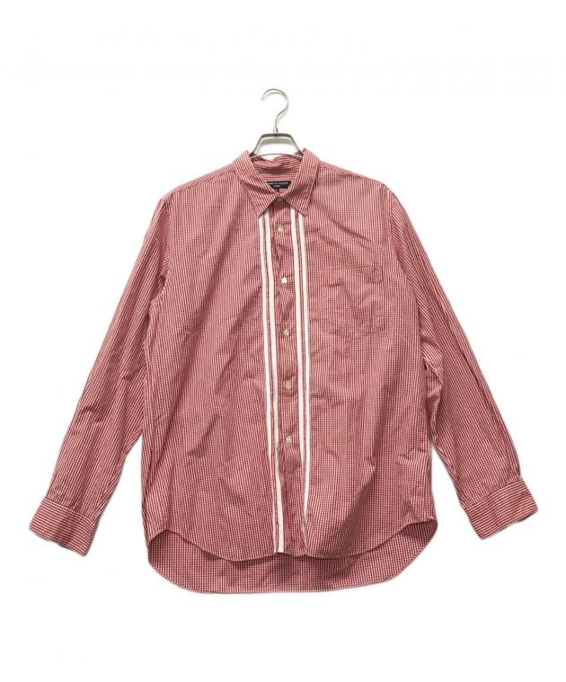COMME des GARÇONS ピンクチェック長袖シャツ XS COMME des GARÇONS ピンク チェックシャツ L COMME des GARCONS - S