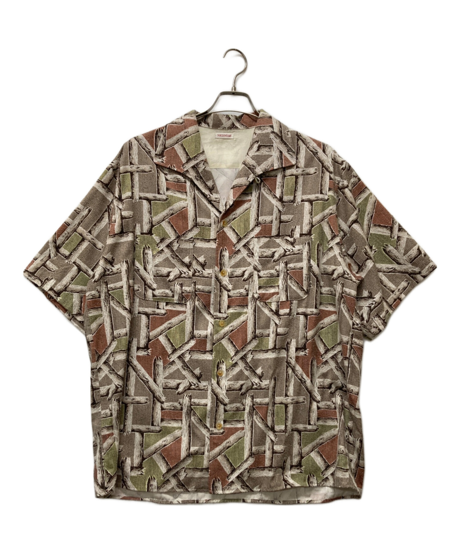 中古・古着通販】NICENESS (ナイスネス) BEAN プリンテッドシルク