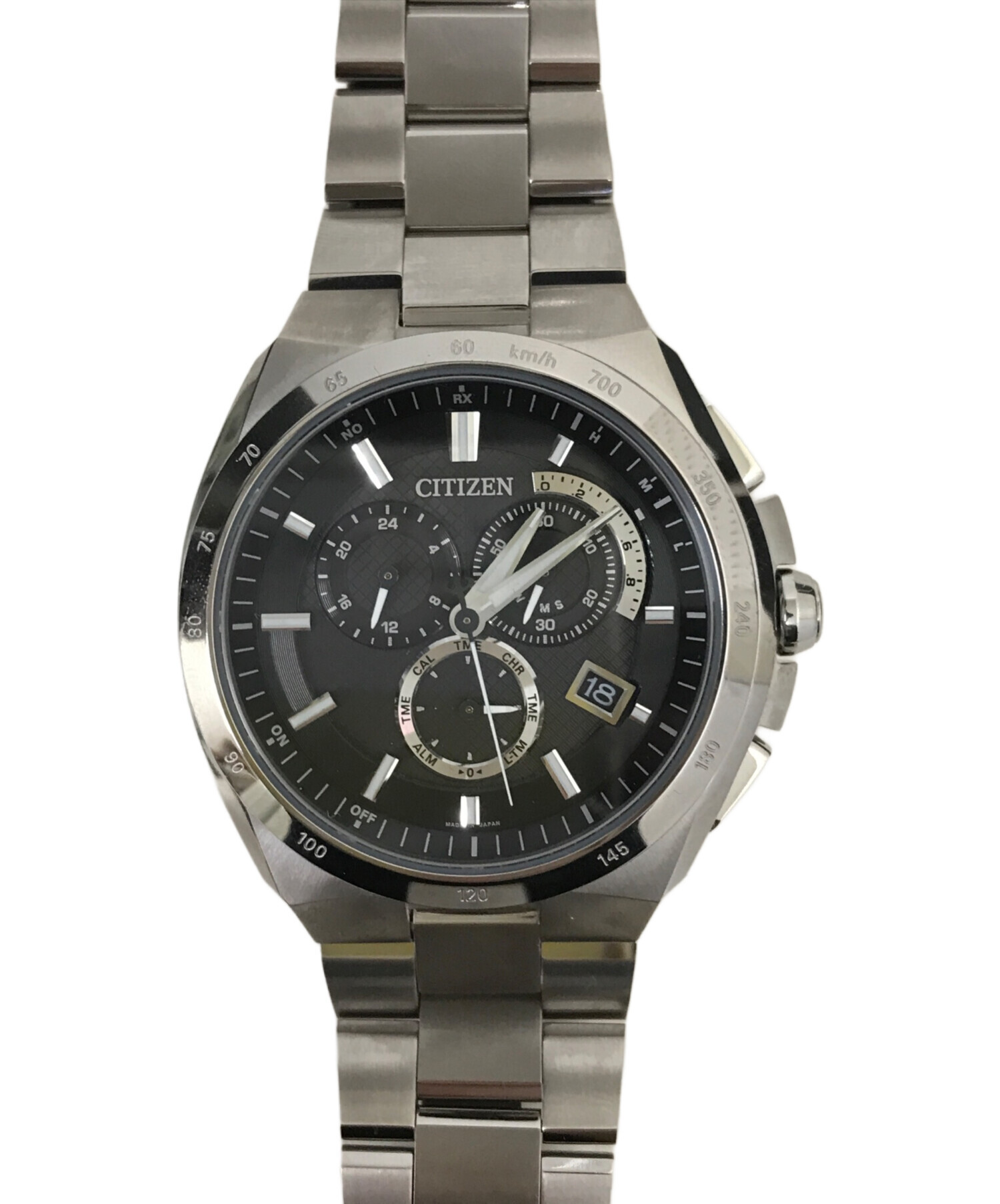 中古・古着通販】CITIZEN (シチズン) アテッサ エコ・ドライブ電波時計 