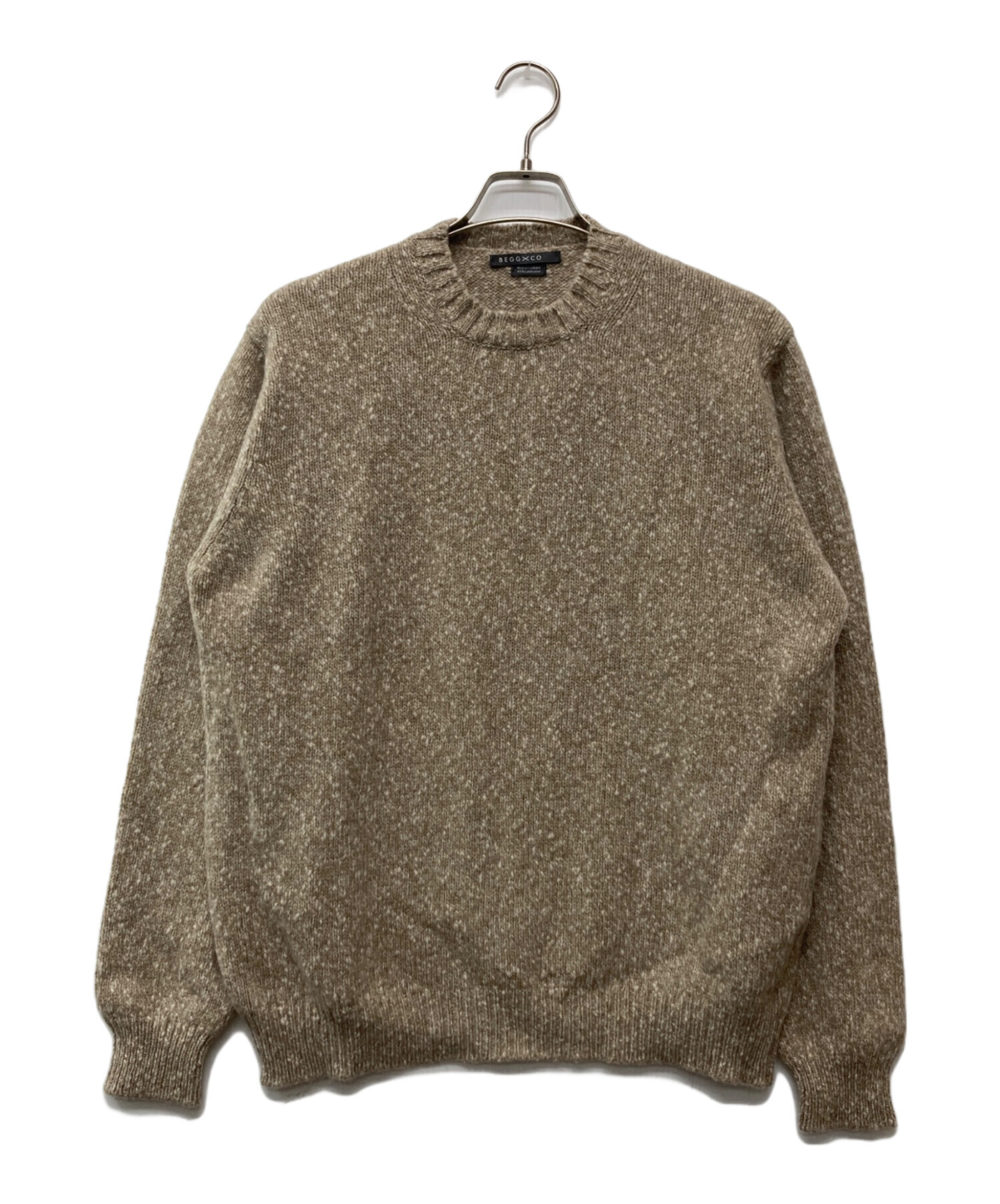 COGTHEBIGSMOKE ニット・セーター F ベージュ 【古着】【中古】 中古・古着通販】COGTHEBIGSMOKE (コグザビッグスモーク) ステンカラー