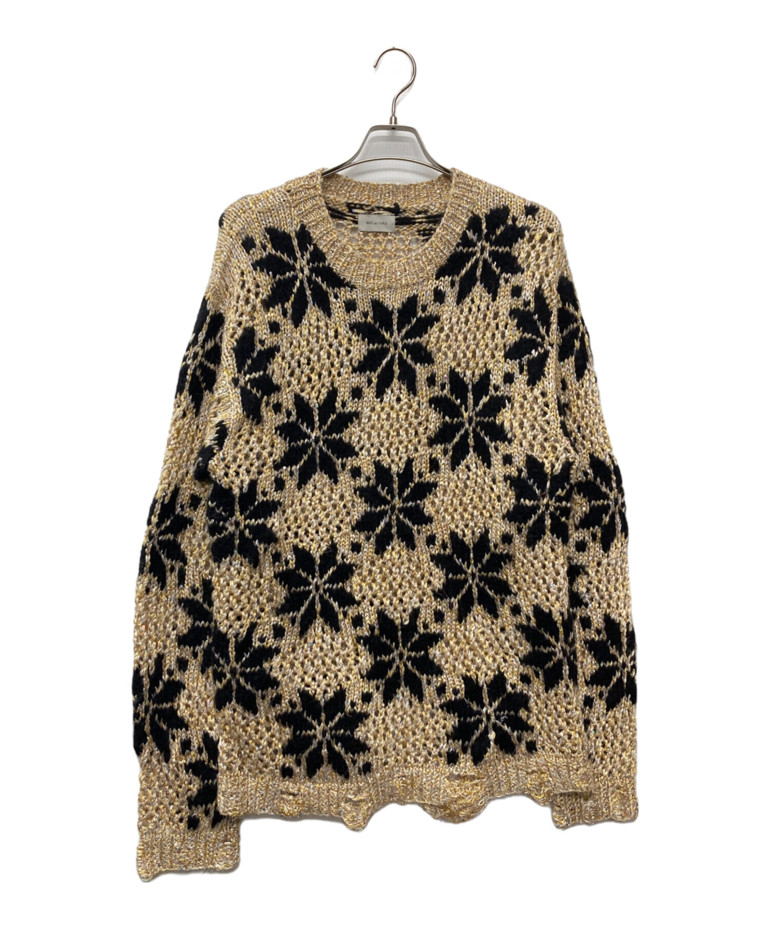 中古・古着通販】BED J.W. FORD (ベッドフォード) Snow Pattern Crew 