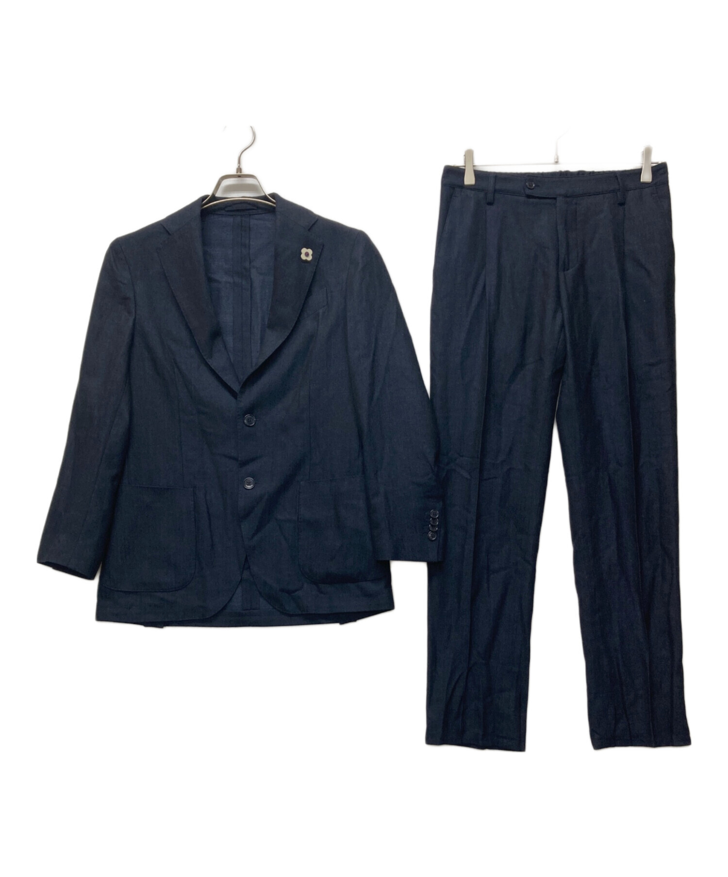 Lardini 44 ラルディーニスーツネイビー | ヤマダウェブコム