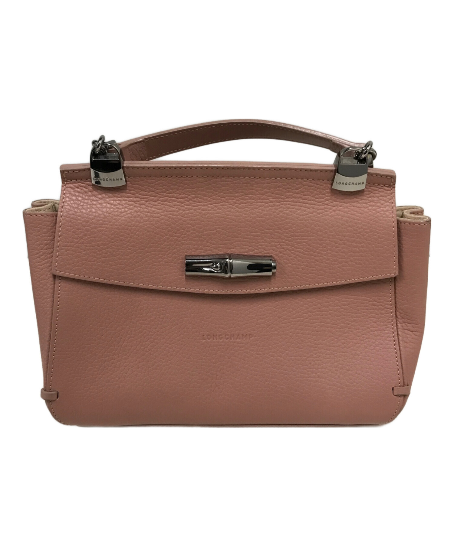中古・古着通販】LONGCHAMP (ロンシャン) マドレーヌハンドバッグ 