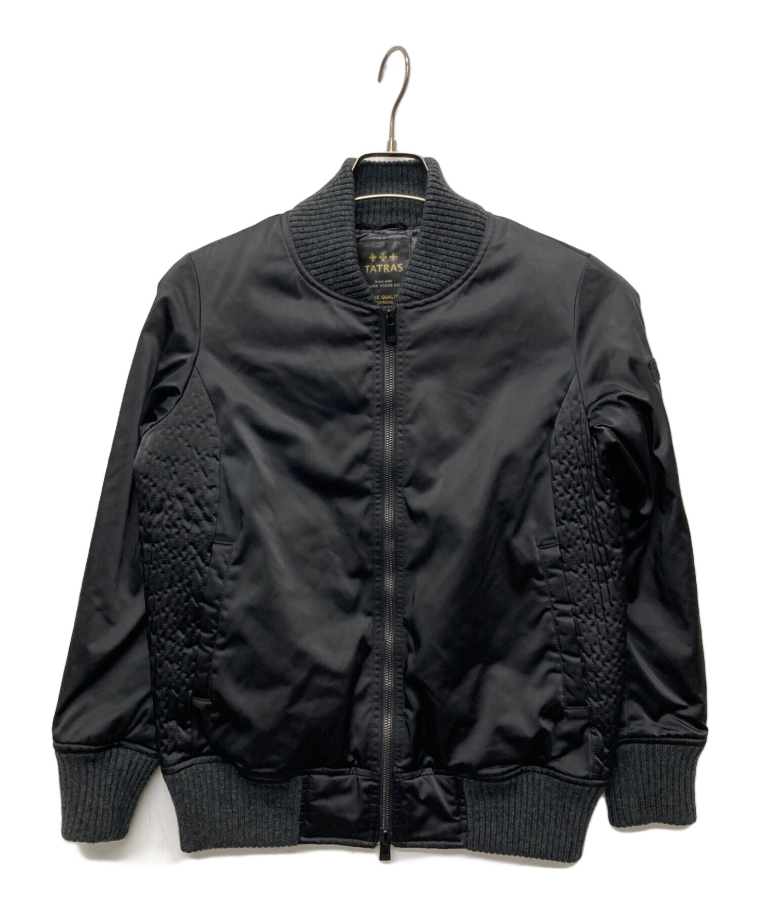 中古・古着通販】TATRAS (タトラス) MA-1 ダウンブルゾン ブラック