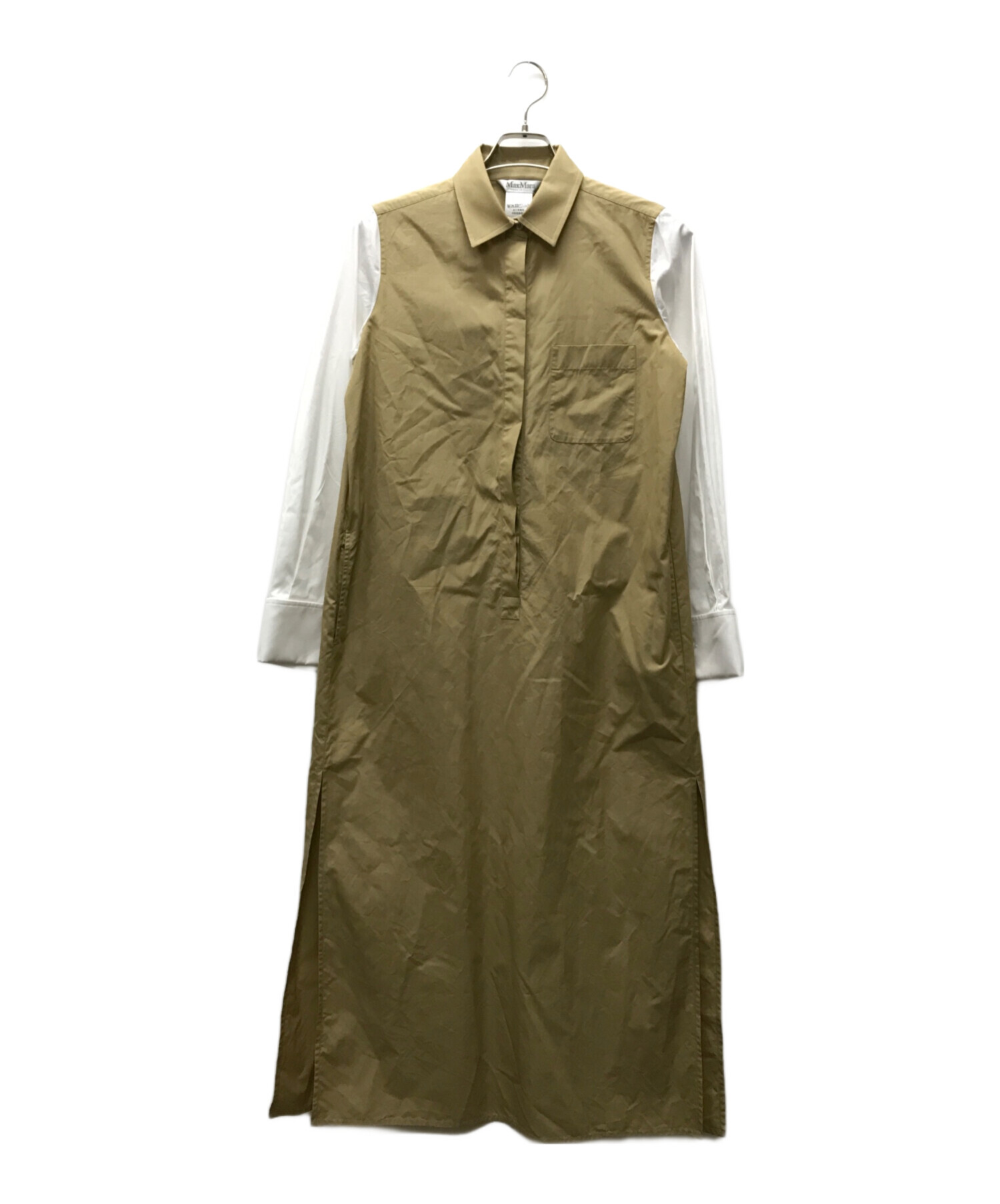 MaxMara】マックスマーラシャツワンピース42