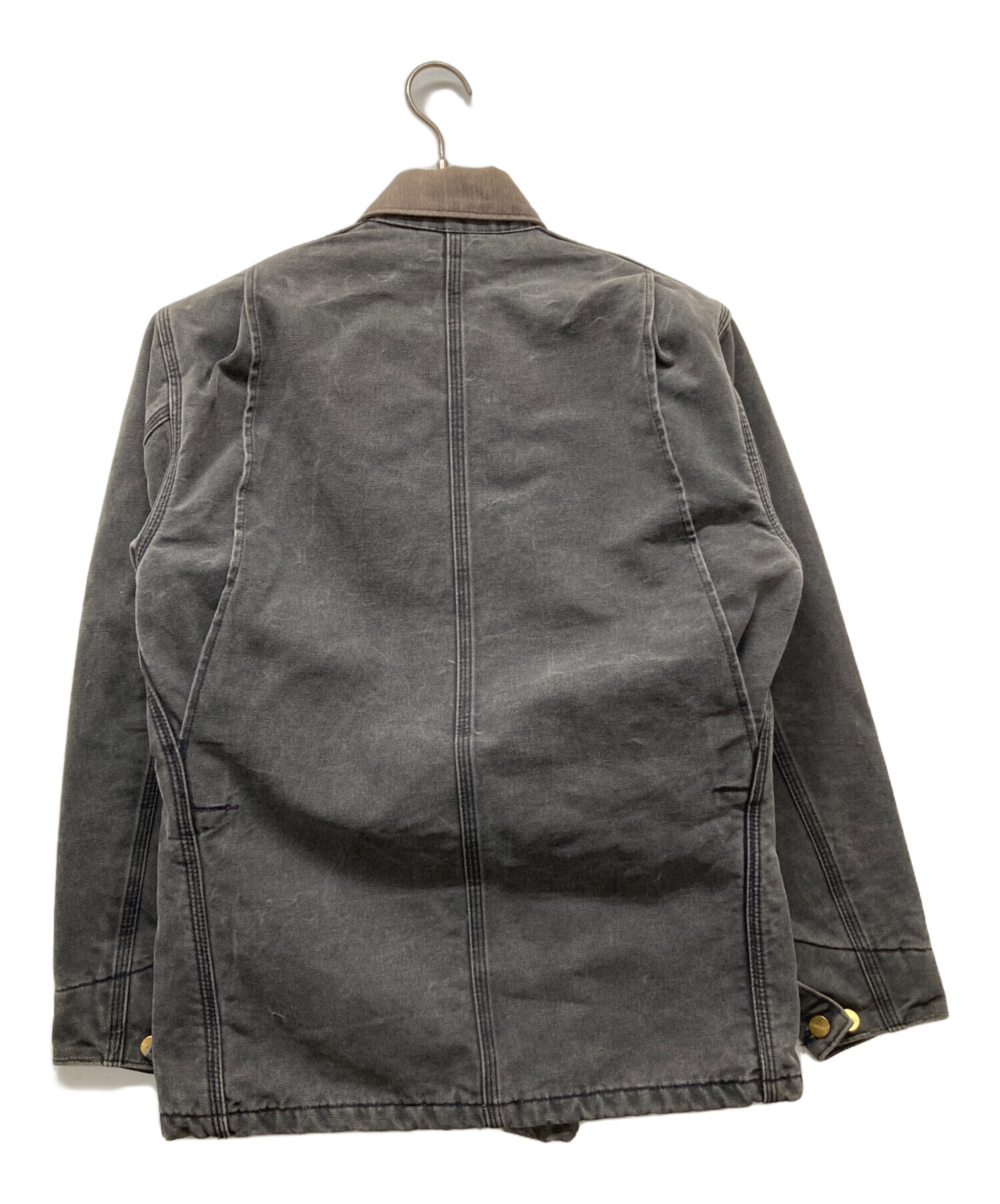 【古着】Carhartt チョアコート XL相当 グレー ダメージ ボロ 00年代 Carhartt カーハート ダック地 DOUGLAS JACKET メンズL相当