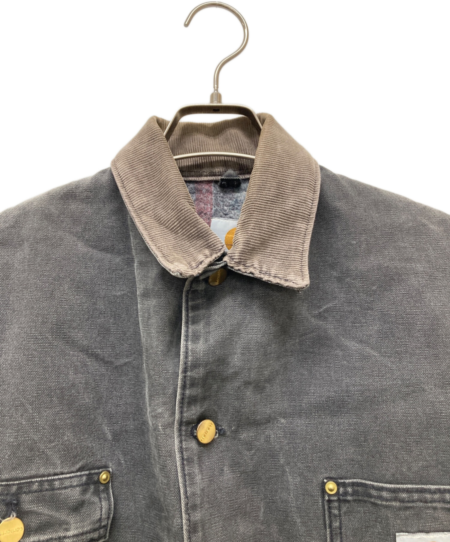00s Carhartt チョアコート グレーカラー ワークウェア Large Carhartt wip og雑用コート（グラファイト/黒） – Number Six