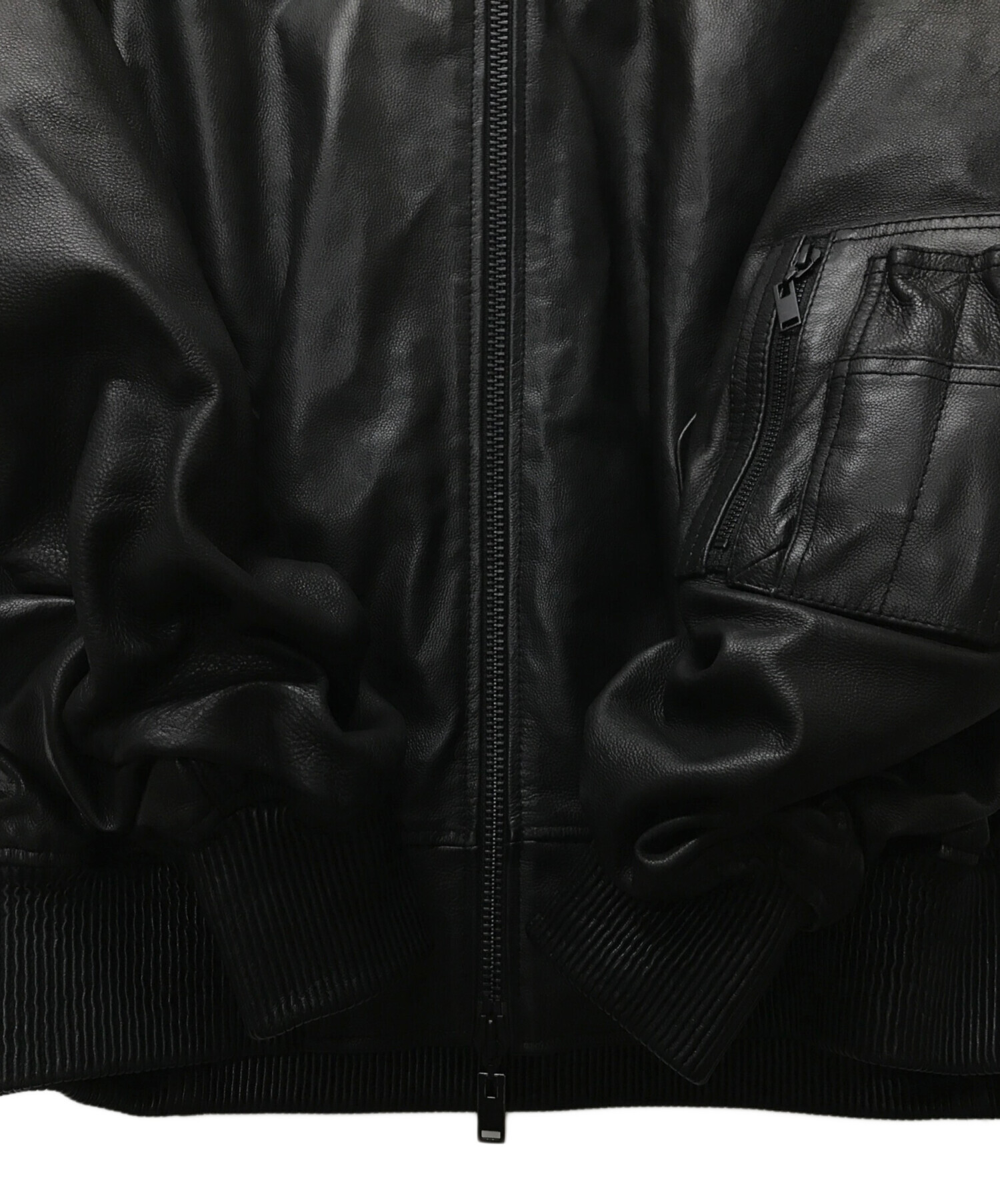 中古・古着通販】NotE (ノート) Balloon Bomber Jacket ブラック