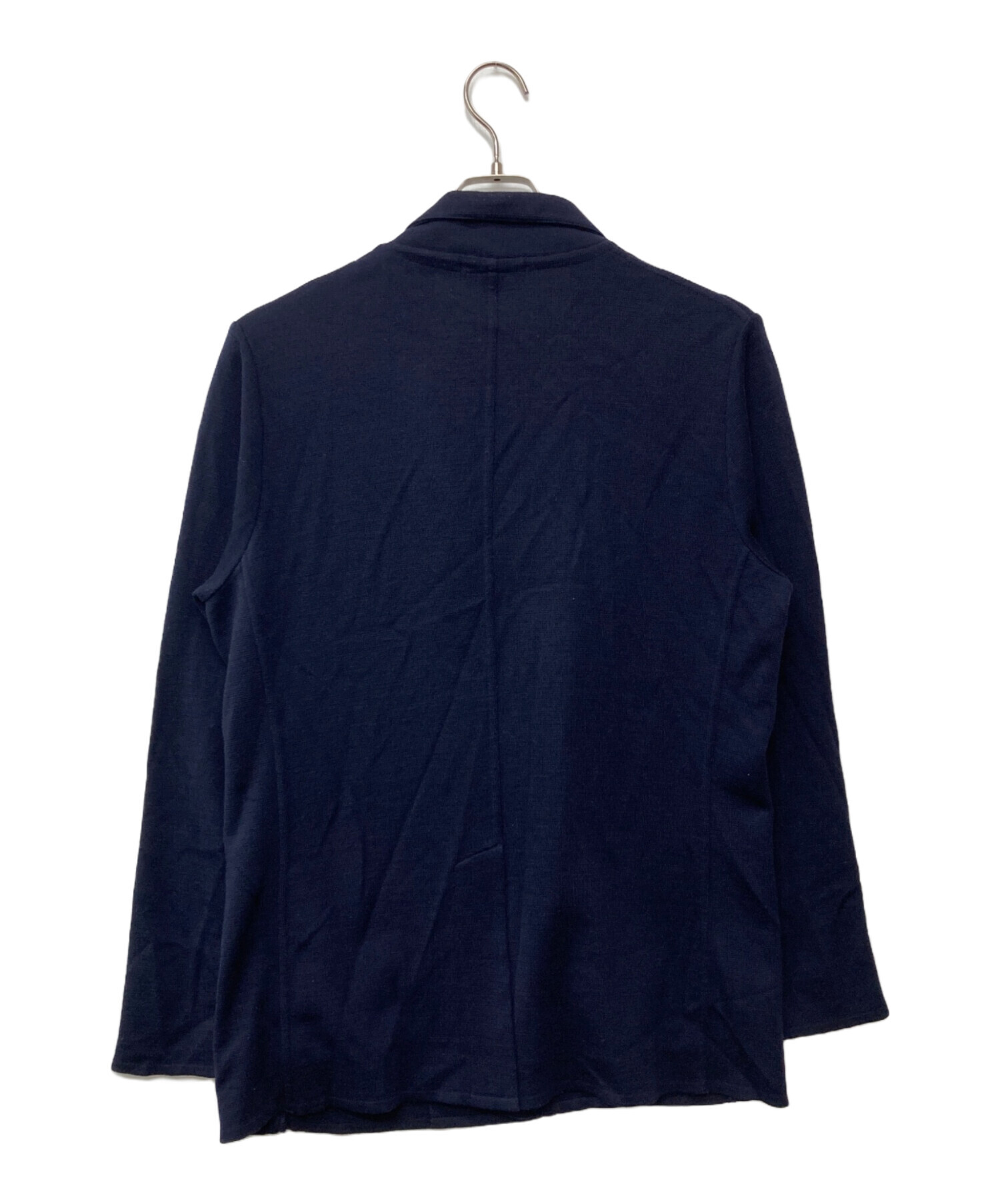 ラルディーニ ネイビー LARDINI ウール ニット カーディガン S 【公式 