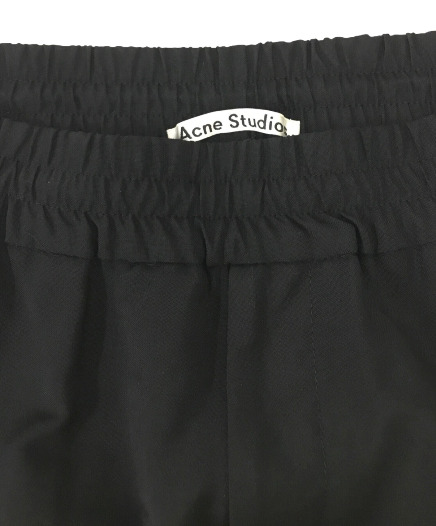 acne studios アクネ Ryder bermuda black ショーツ パンツ 16ss ACNE