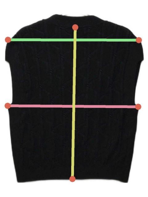 中古・古着通販】Kiko Kostadinov (キコ・コスタディノフ) KNIT VEST