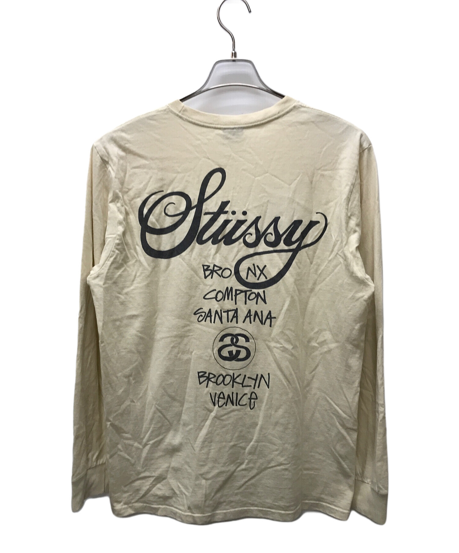中古・古着通販】stussy (ステューシー) WORLD TOUR L/S TEE 