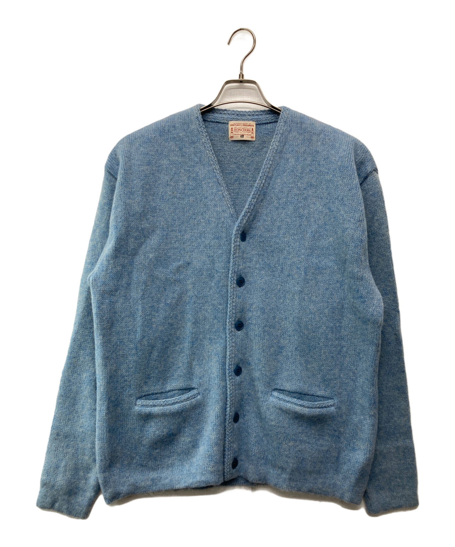 中古・古着通販】BONCOURA (ボンクラ) アルパカカーディガン ブルー