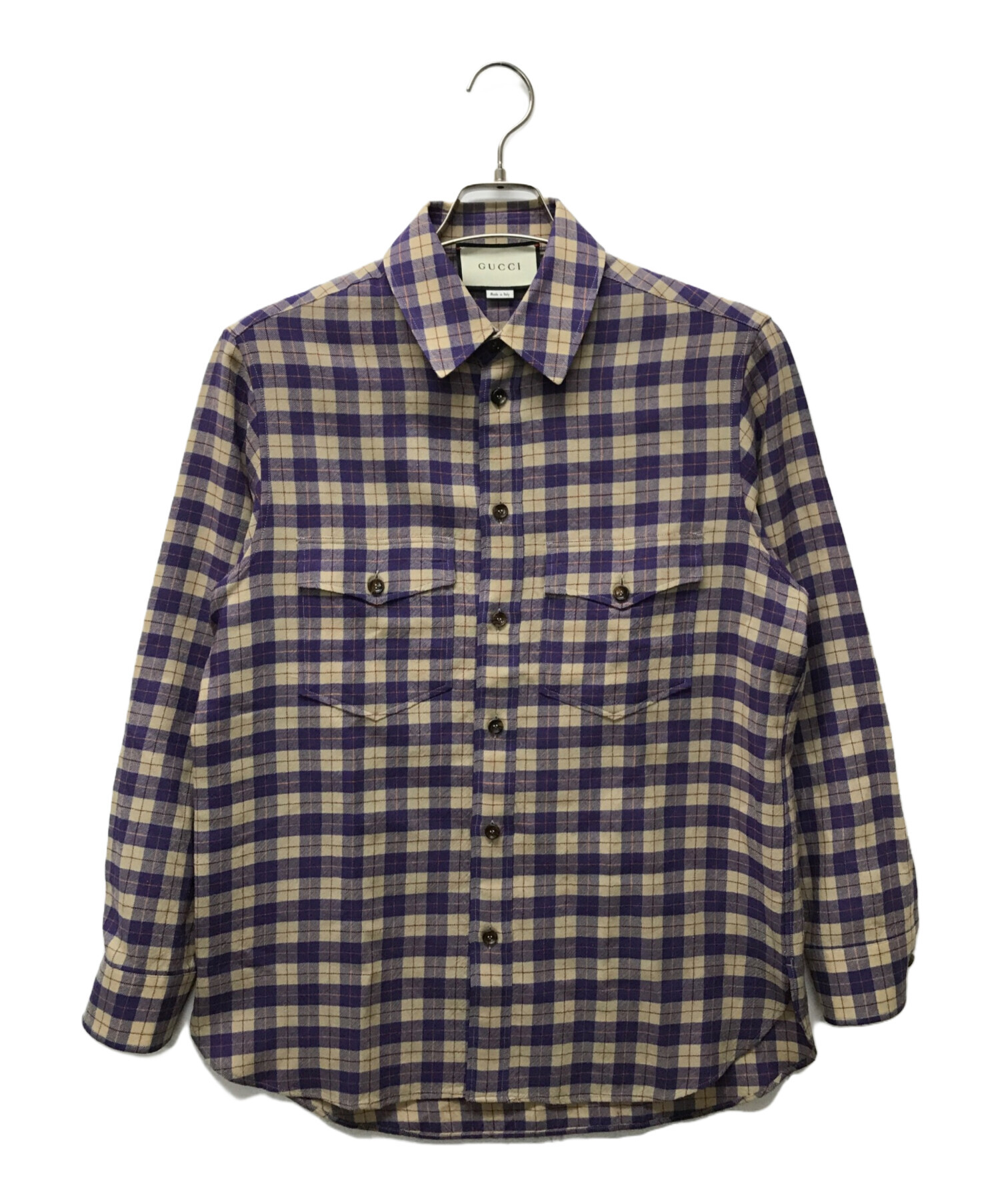 中古・古着通販】GUCCI (グッチ) バックエンブロイダリーフラワー 