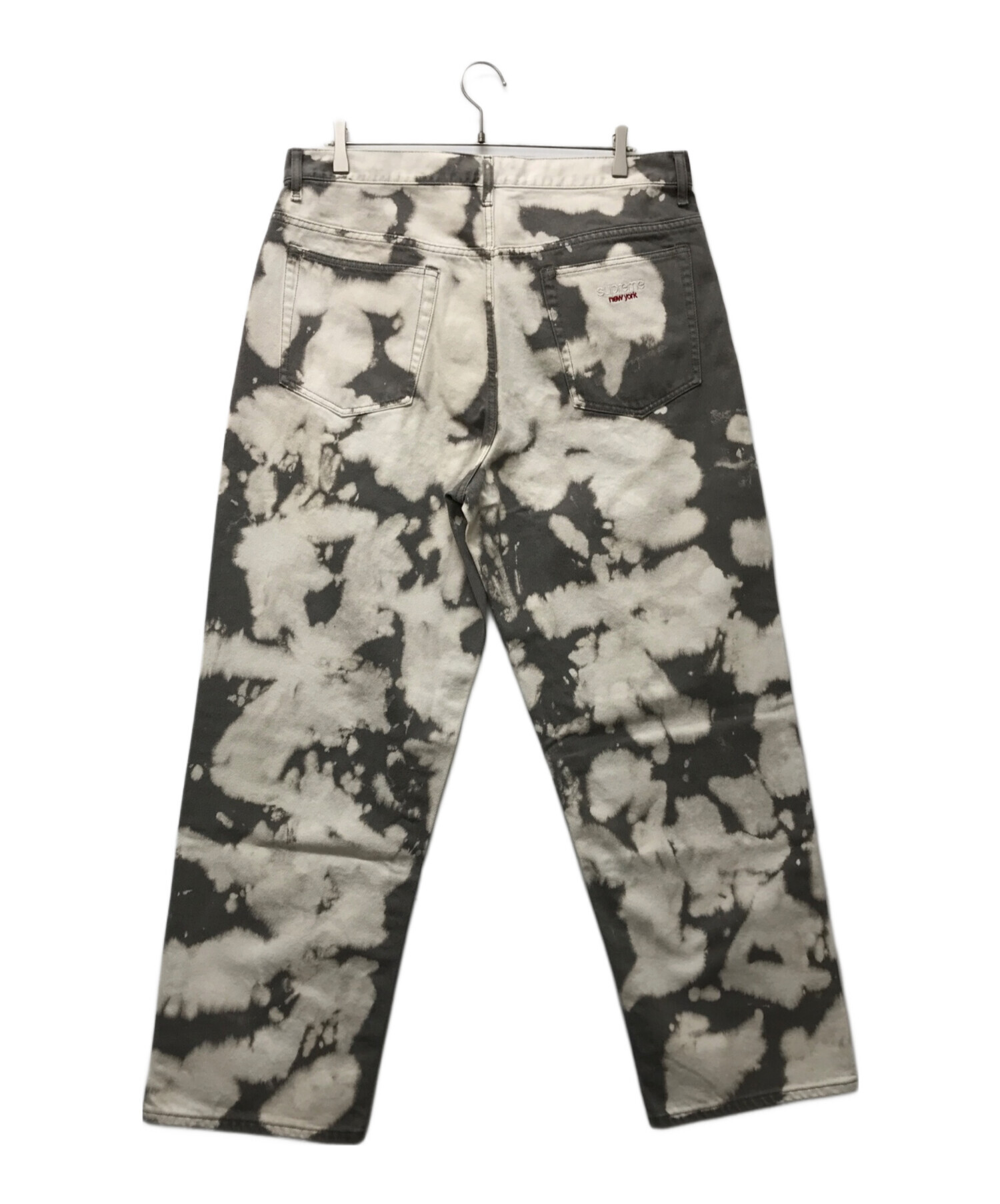 中古・古着通販】Supreme (シュプリーム) Baggy Jean グレー×ホワイト 
