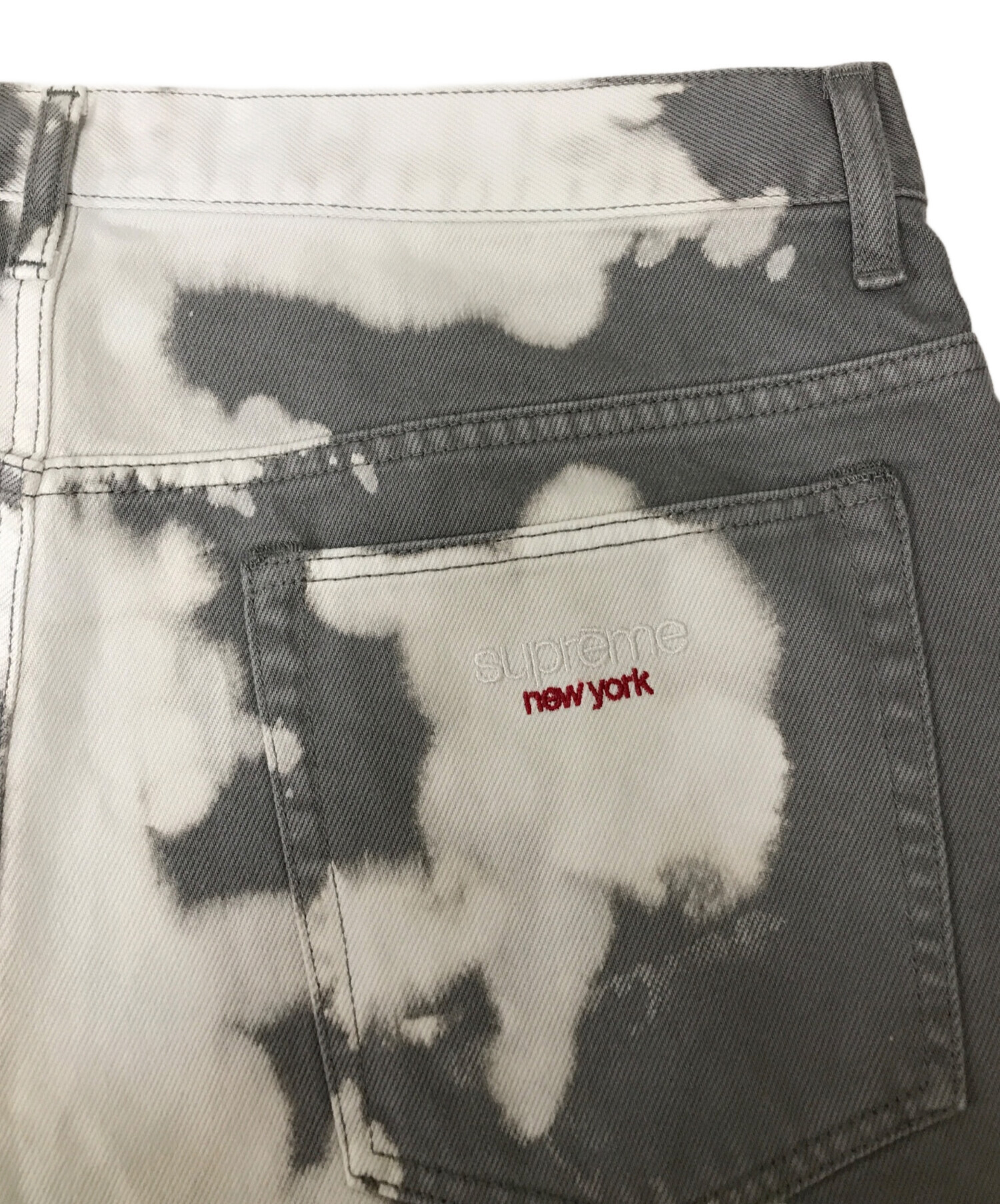 中古・古着通販】Supreme (シュプリーム) Baggy Jean グレー×ホワイト 
