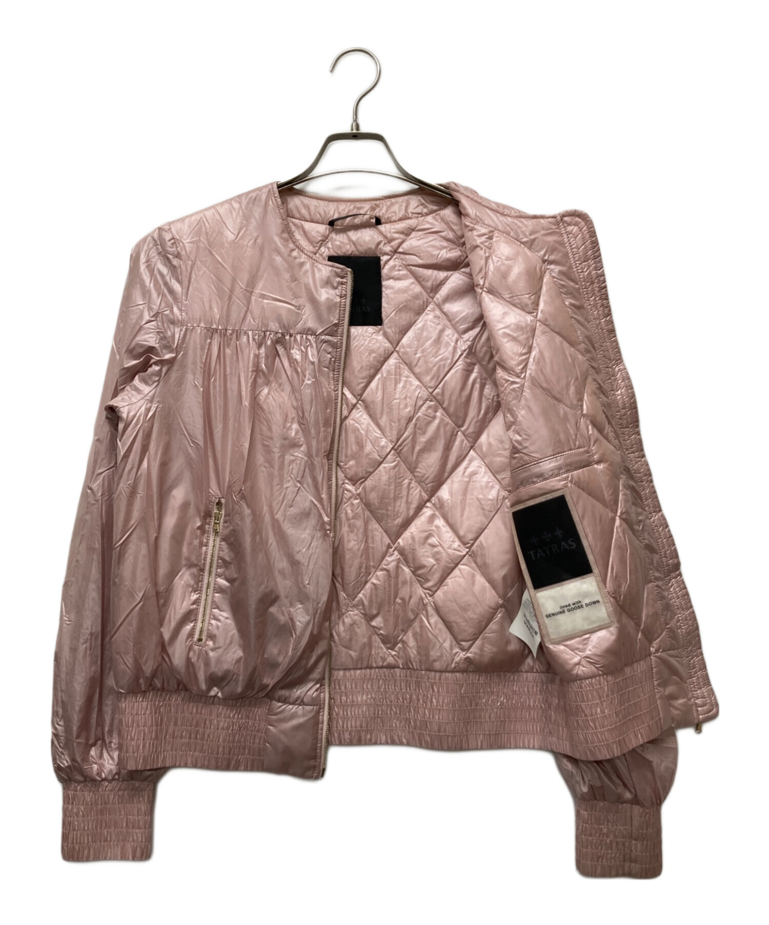 タトラス ノーカラーブルゾン タトラス ノーカラーブルゾン SOLANAS