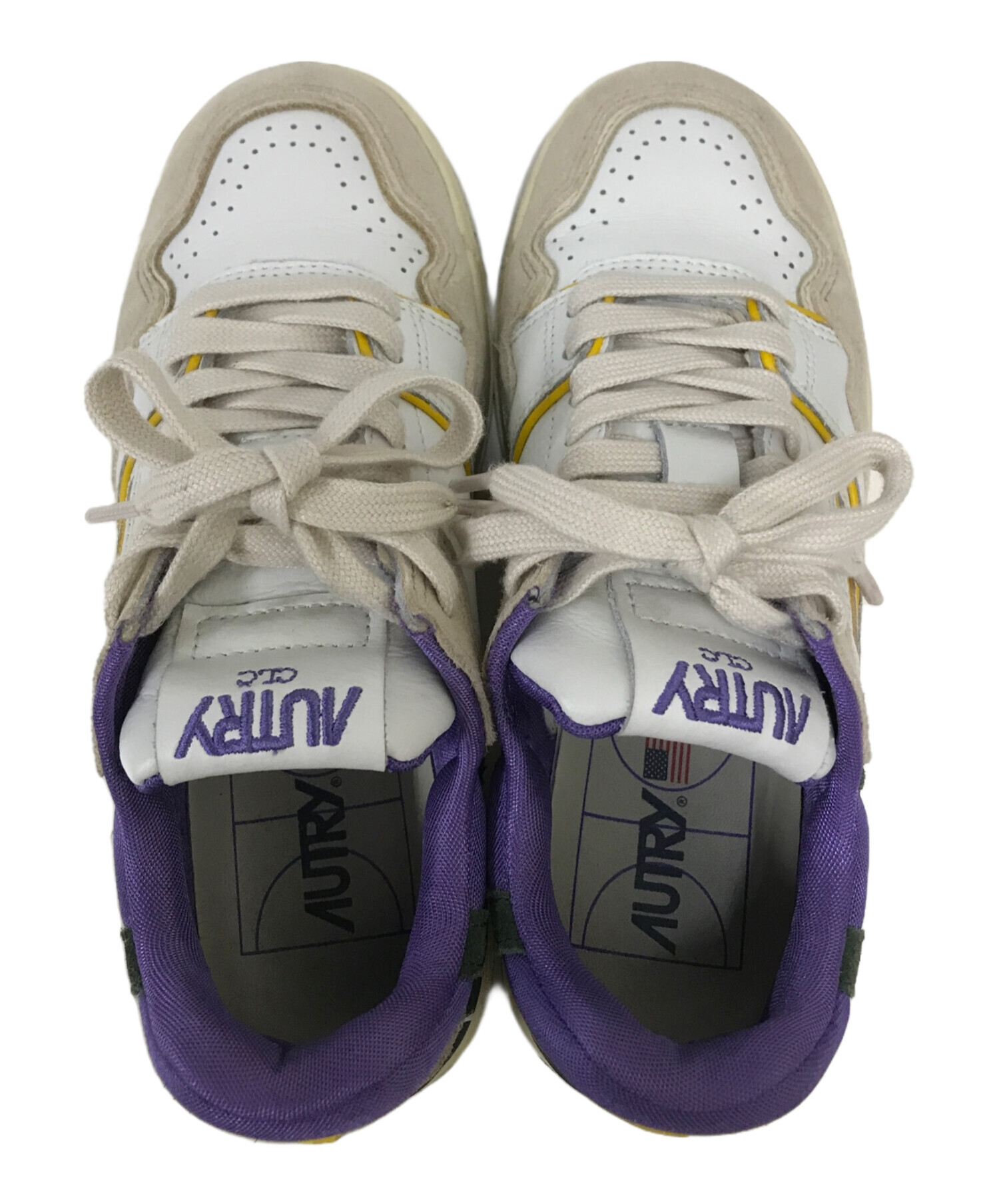 中古・古着通販】AUTRY (オートリ―) CLC LOW WOM, ホワイト×パープル 
