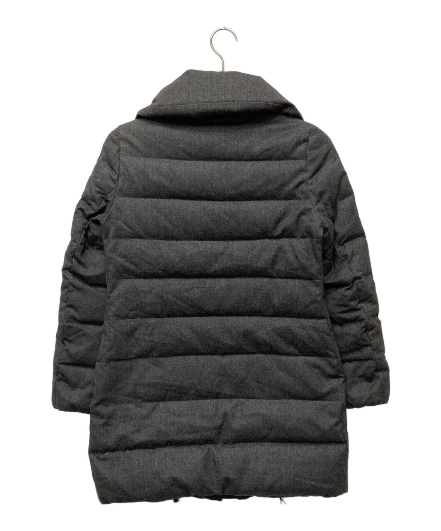 中古・古着通販】ANAYI (アナイ) ウールダウンコート グレー サイズ:36