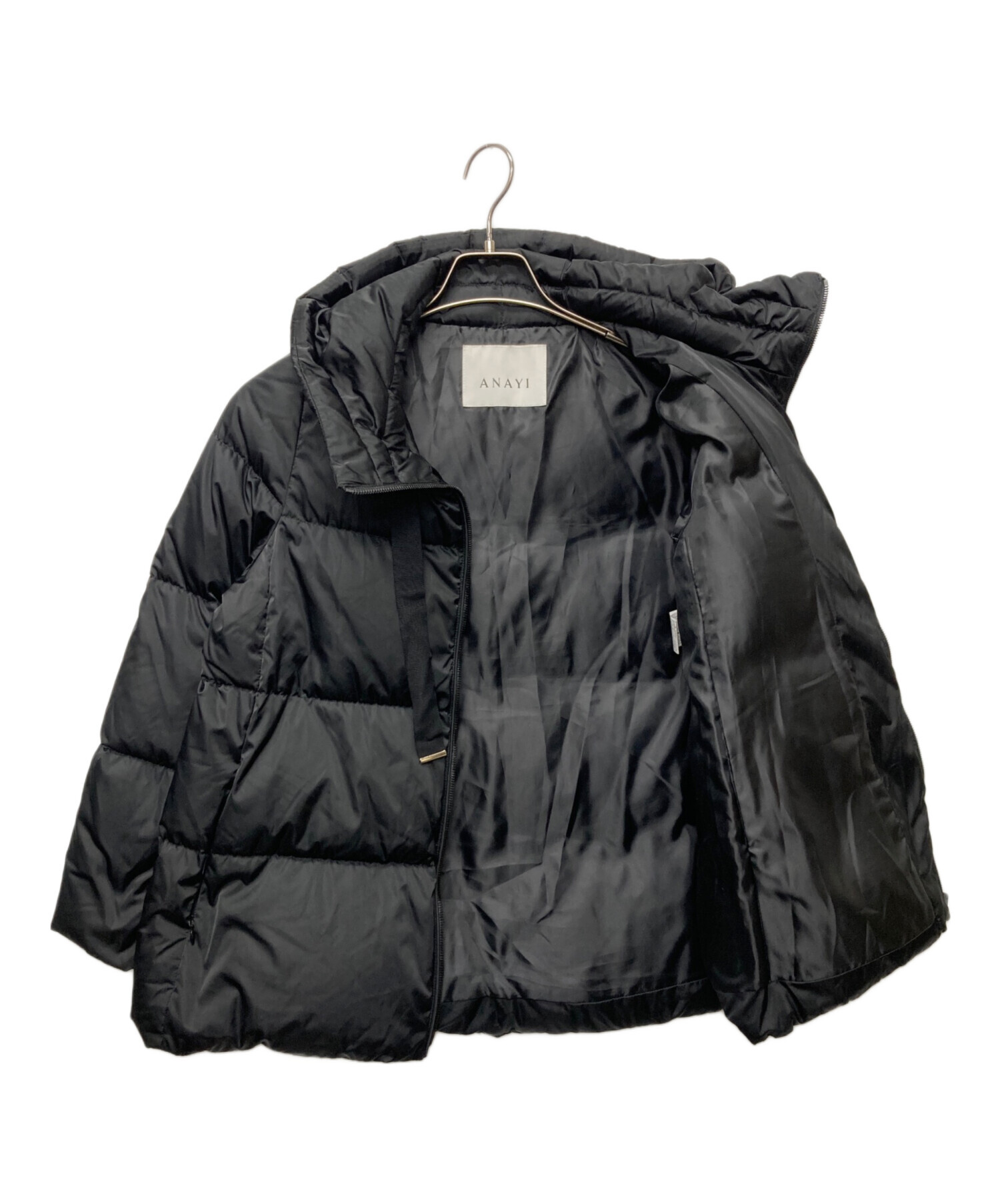 中古・古着通販】ANAYI (アナイ) ソロサテンAラインダウンコート