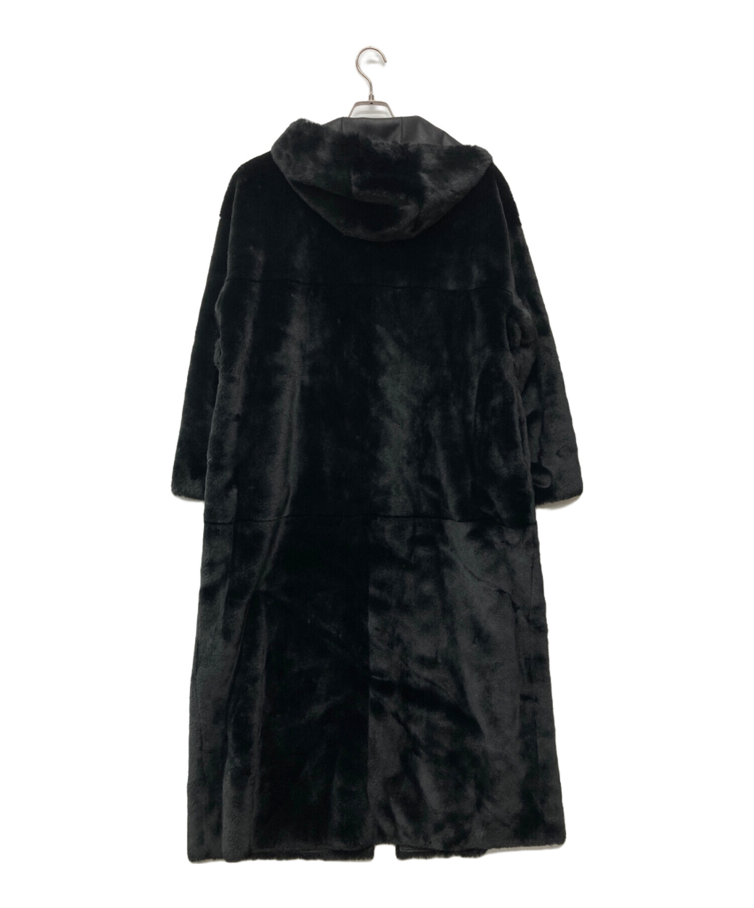 中古・古着通販】Ameri (アメリ) HOOD REVERSIBLE FAKE FUR COAT