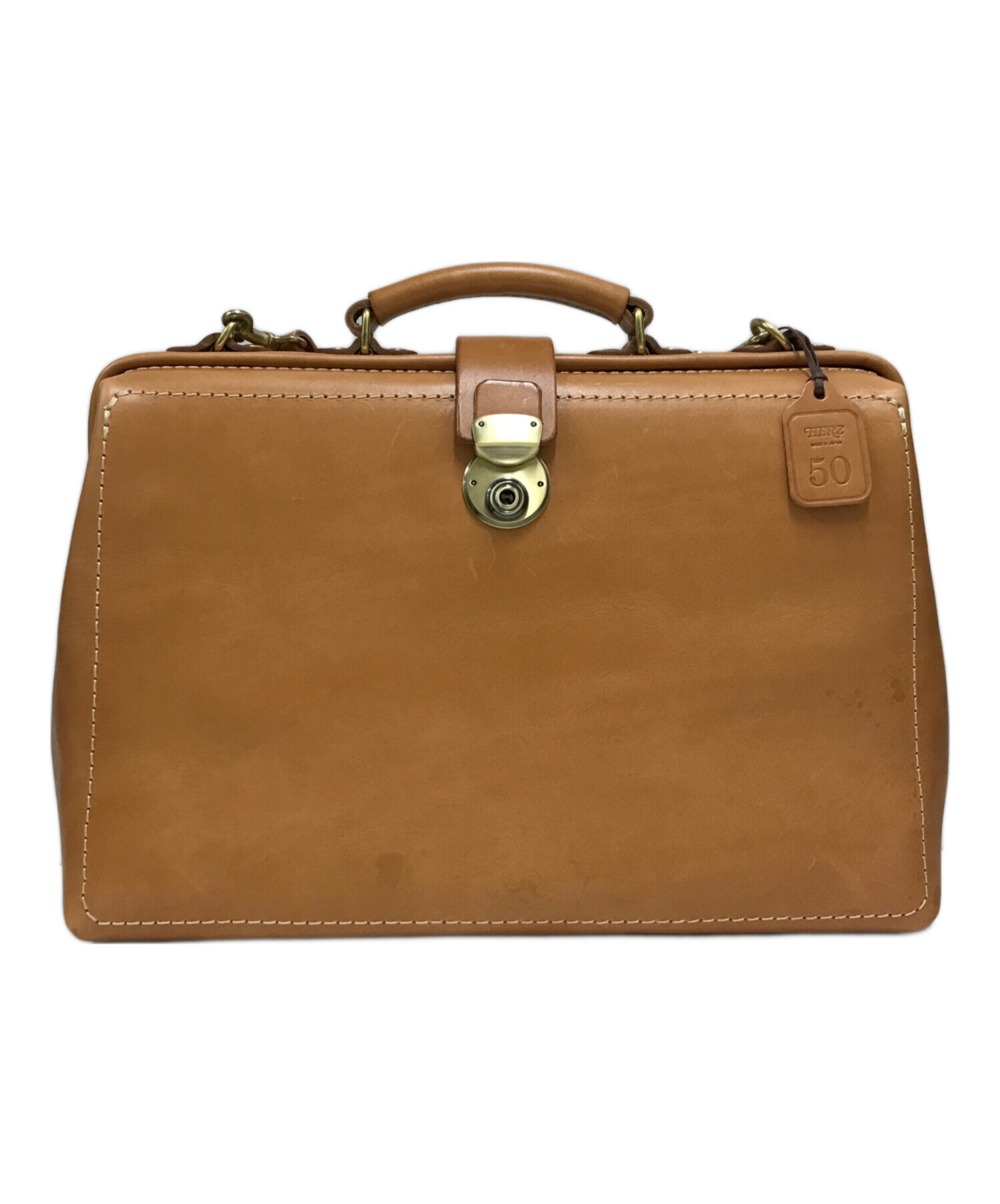 中古・古着通販】Herz (ヘルツ) ソフトダレス・3wayバッグ ベージュ