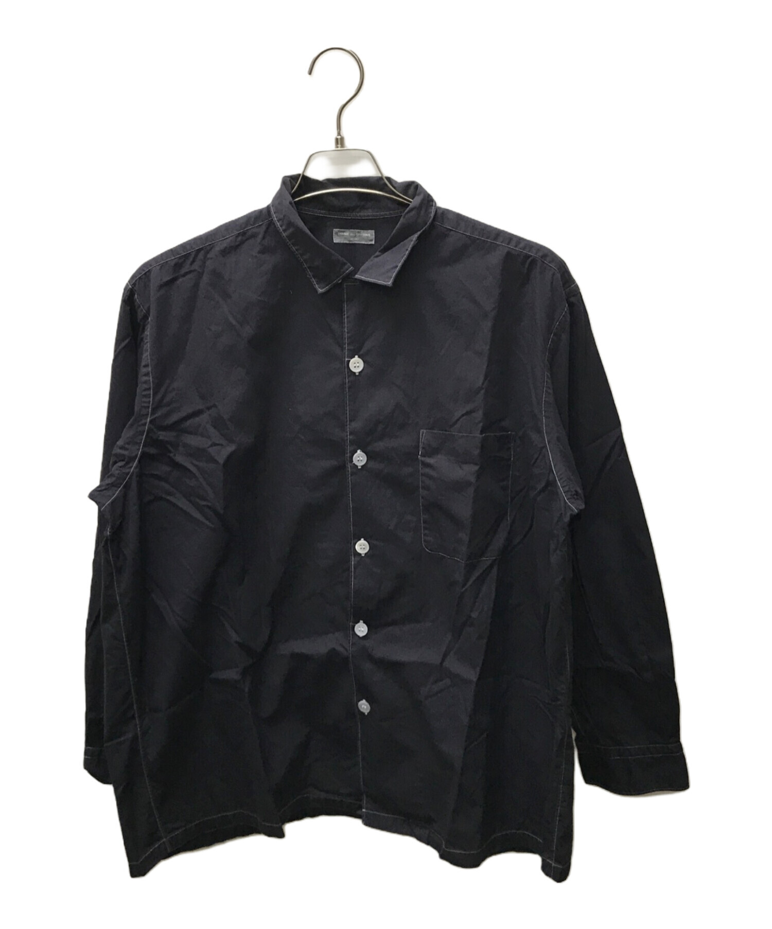 を豊富に品揃え COMME des GARÇONS HOMME ステッチ ストライプシャツ M