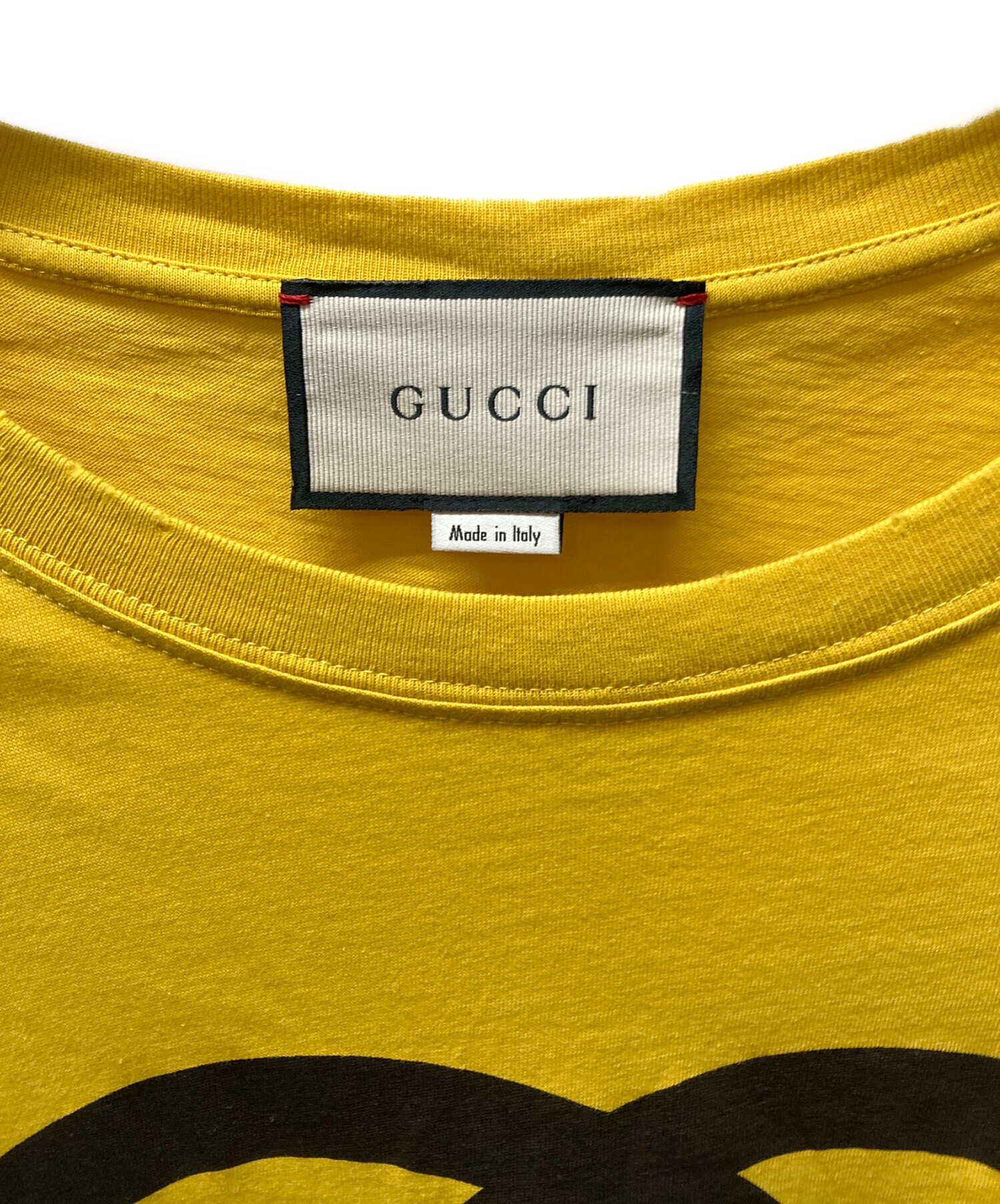 中古・古着通販】GUCCI (グッチ) インターロッキングGTシャツ イエロー 