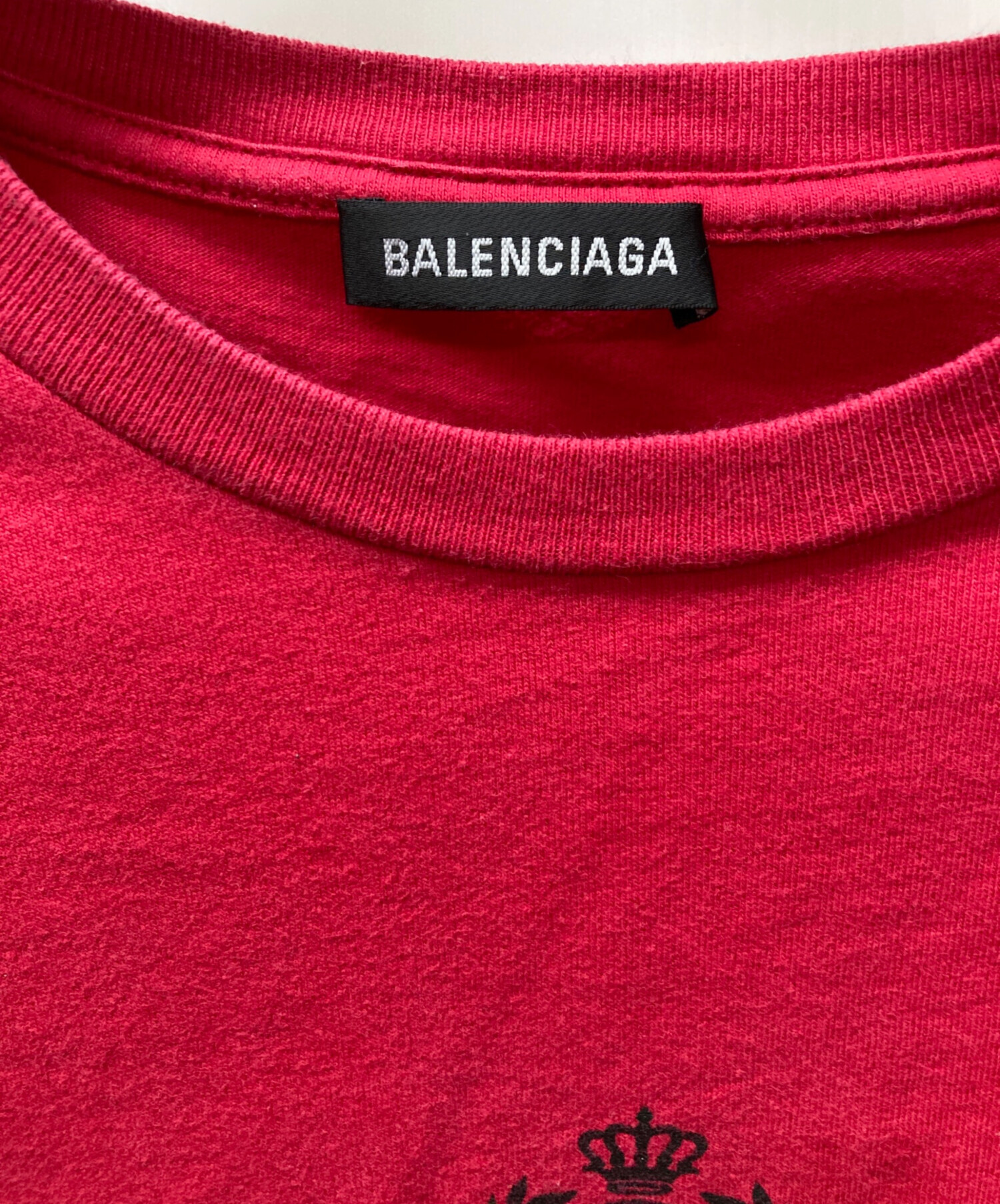 中古・古着通販】BALENCIAGA (バレンシアガ) ロゴプリント半袖Tシャツ 