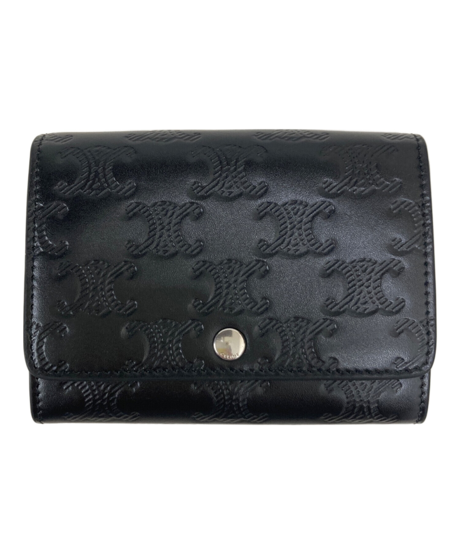 中古・古着通販】CELINE (セリーヌ) ビジネスカードホルダー ブラック 