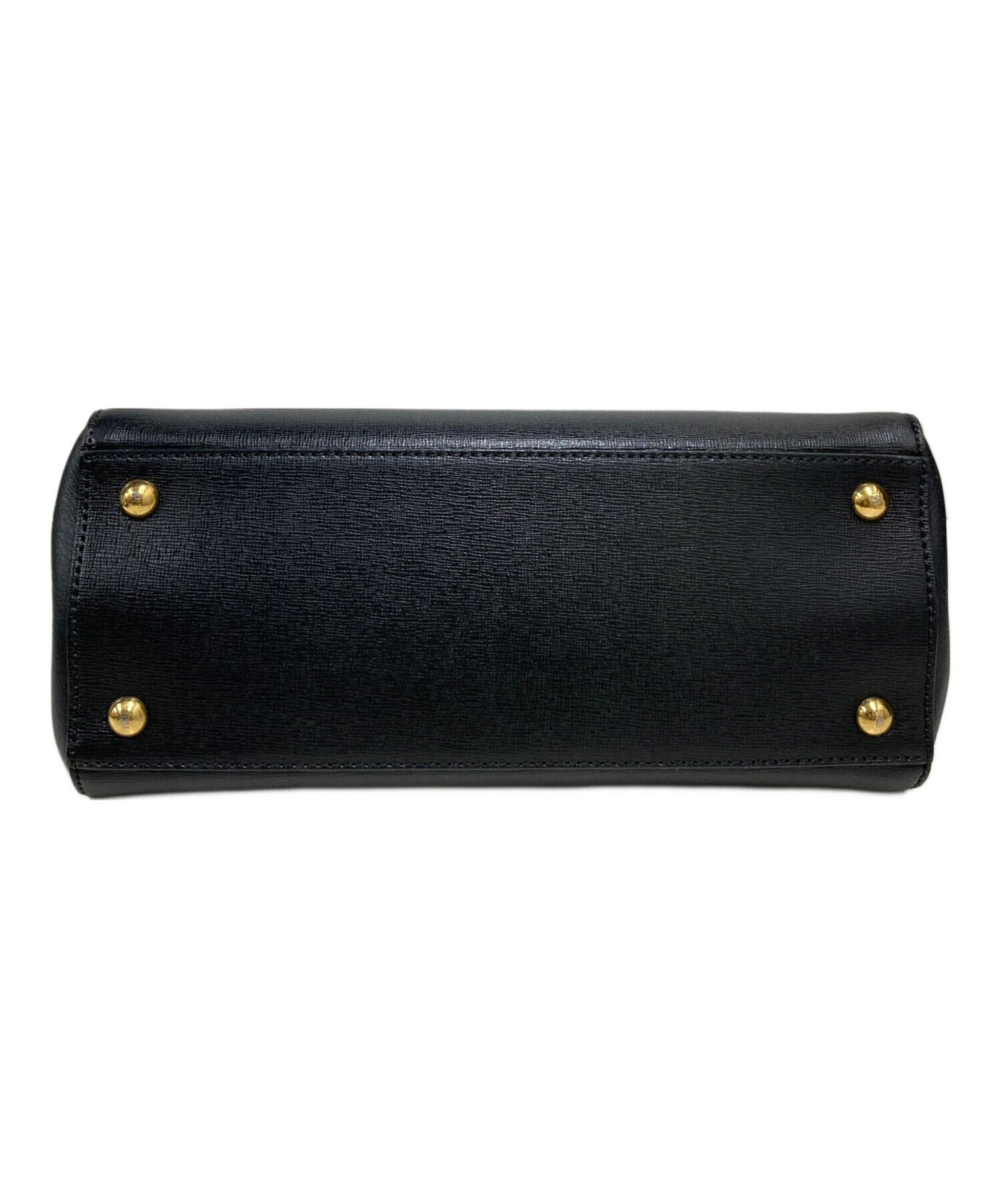 n*2様 Fendi ロゴ ハンドバッグ ブラック 中古・古着通販】FENDI (フェンディ) ハンドバッグ ブラック｜ブランド