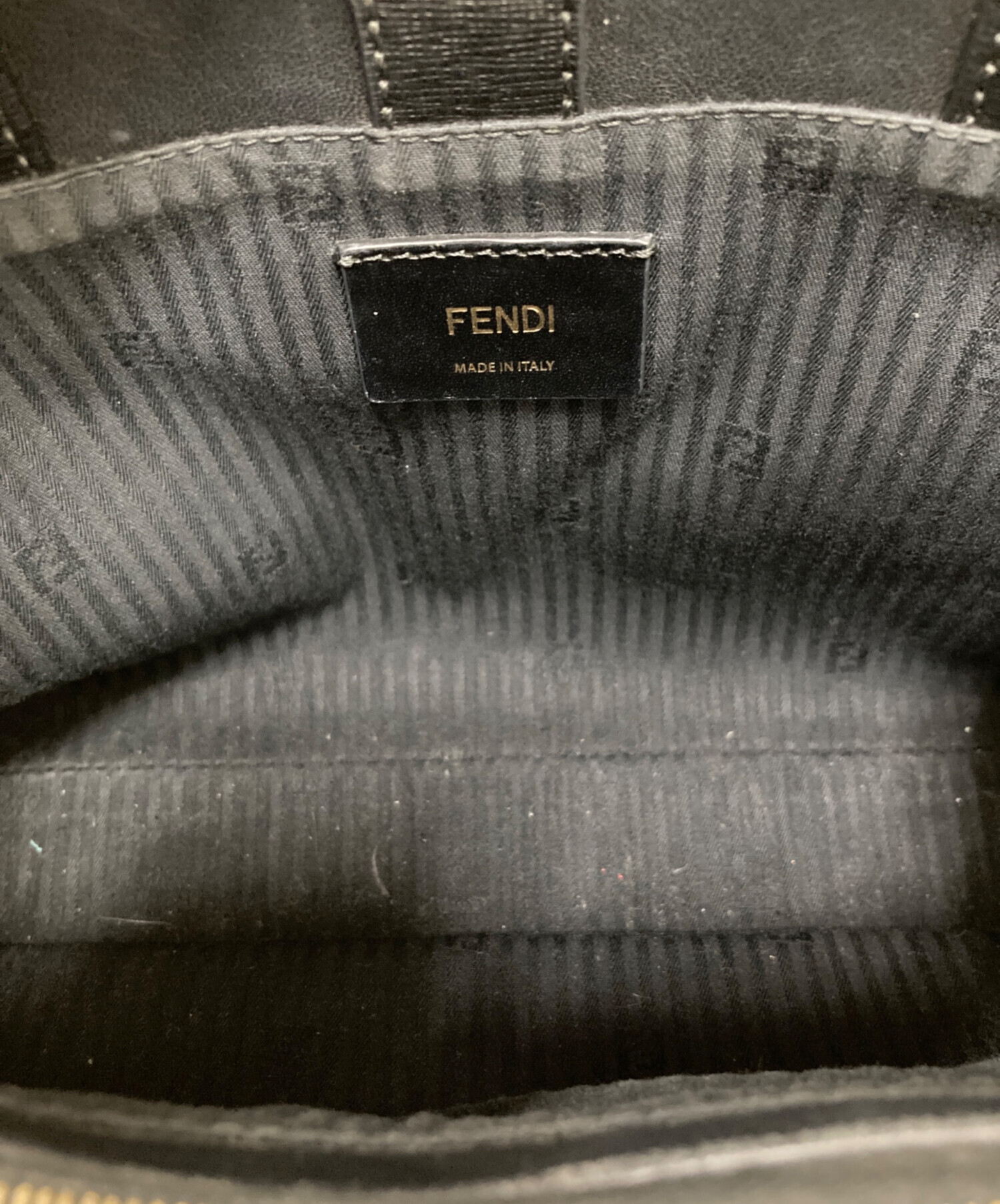 中古・古着通販】FENDI (フェンディ) ハンドバッグ ブラック｜ブランド