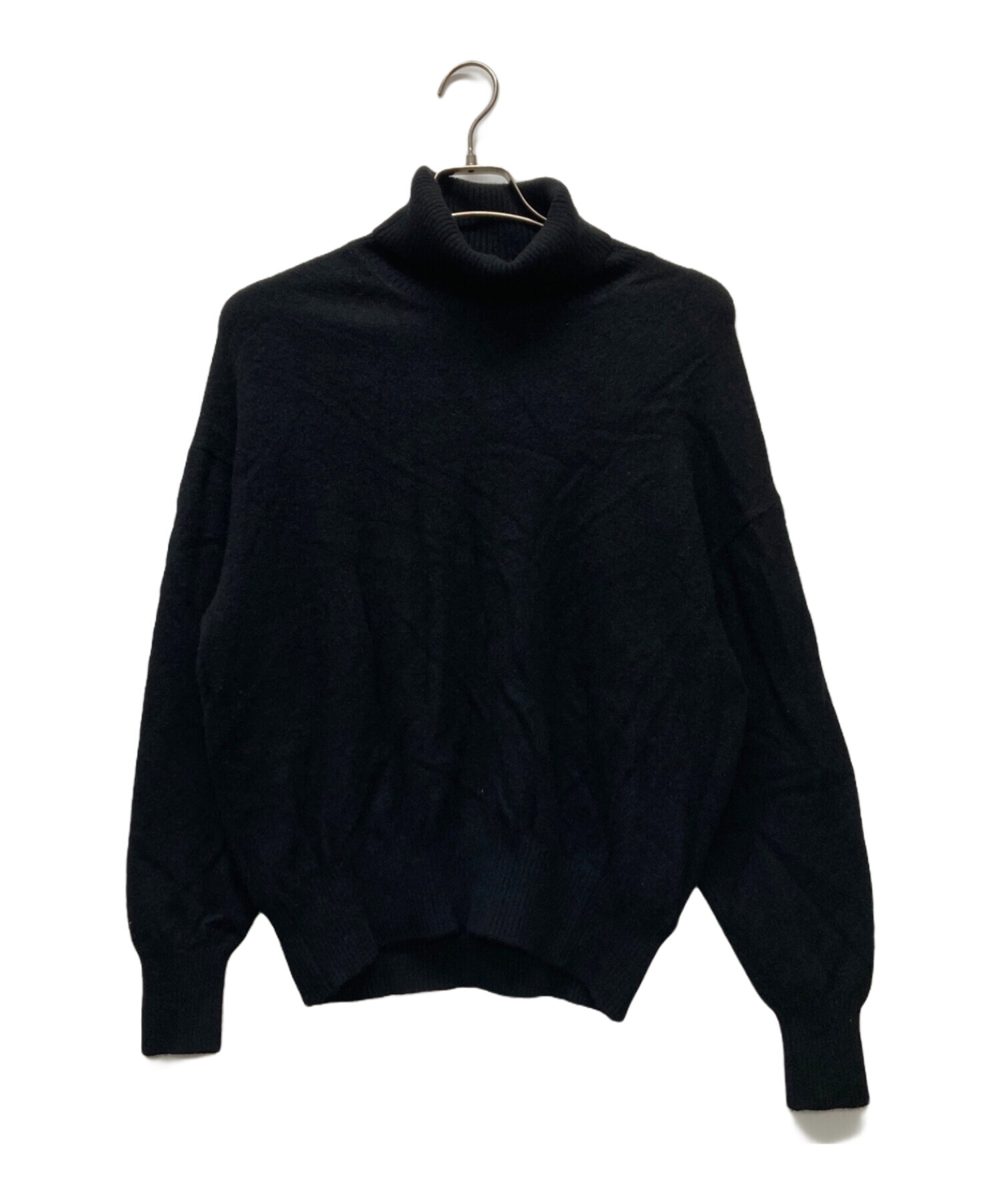 【未使用近】DeuxiemeClasse JUSPER タートルニット ブラック 極美品】DeuxiemeClasse JUSPER タートルニット ブラック - メルカリ