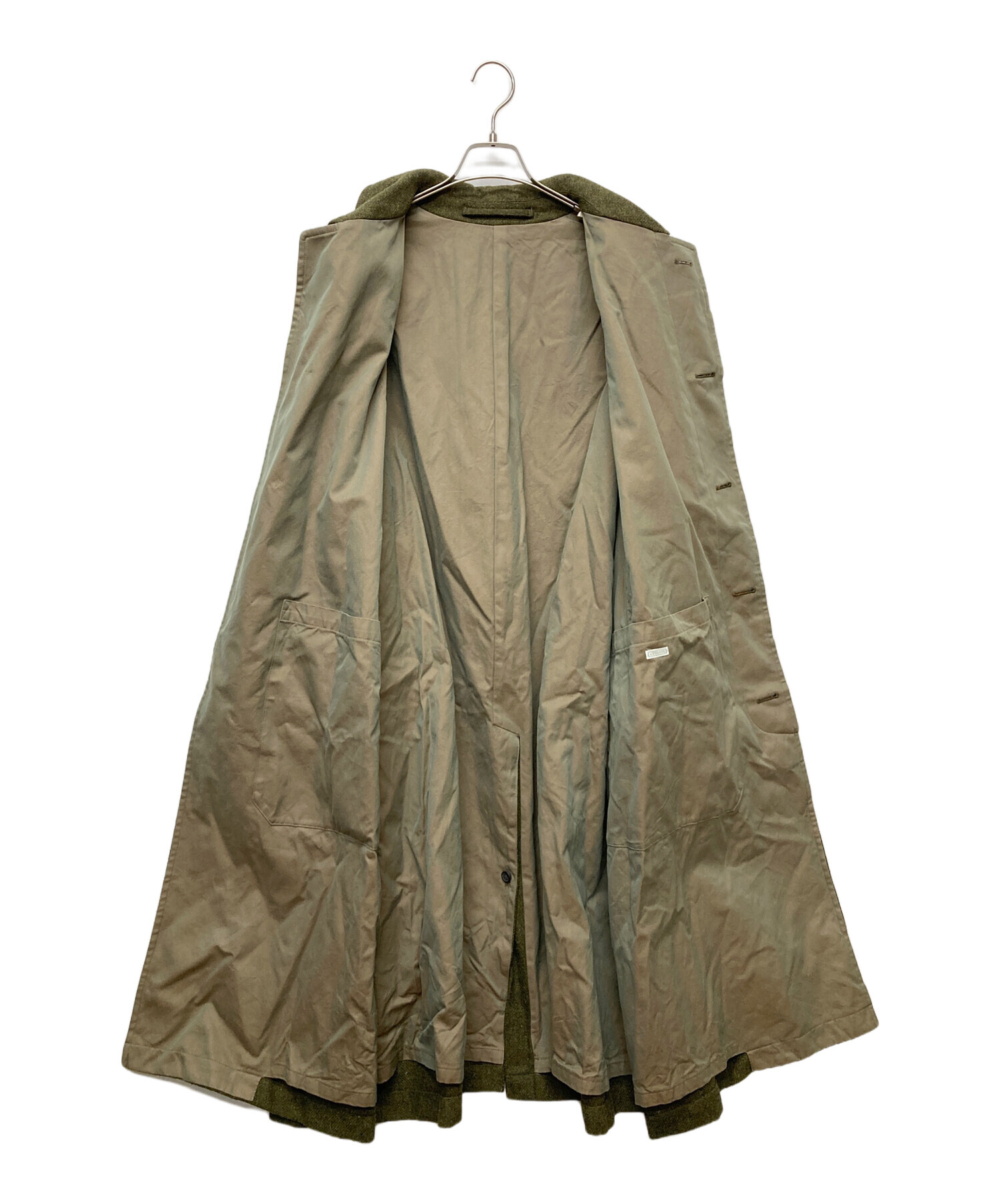 中古・古着通販】A.PRESSE (アプレッセ) Tweed Balmacaan Coat/22AAP