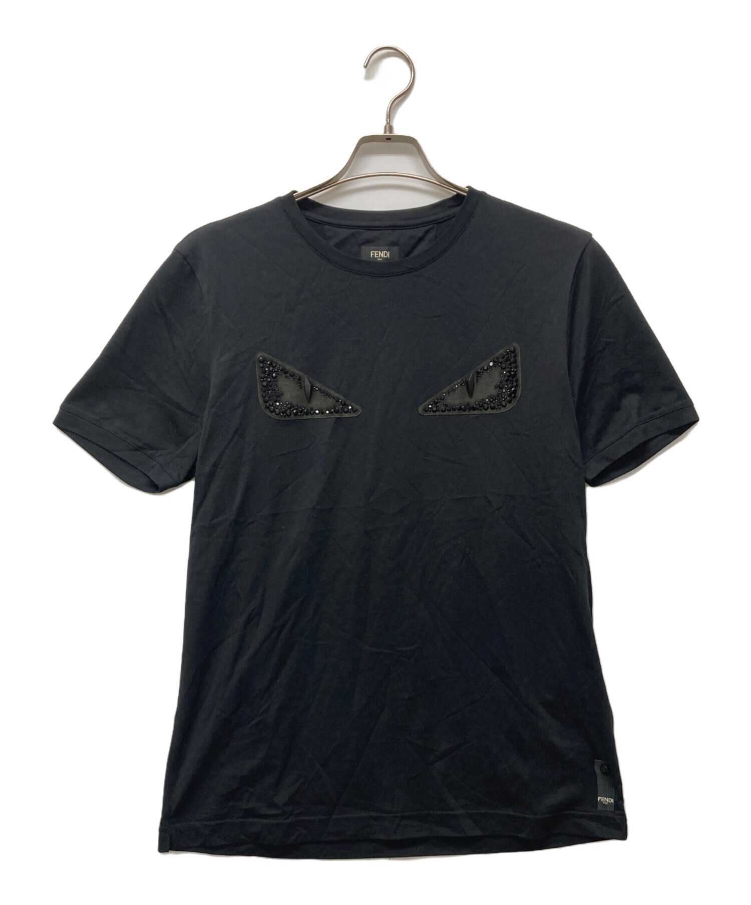 中古・古着通販】FENDI (フェンディ) ビジューデザインTシャツ 