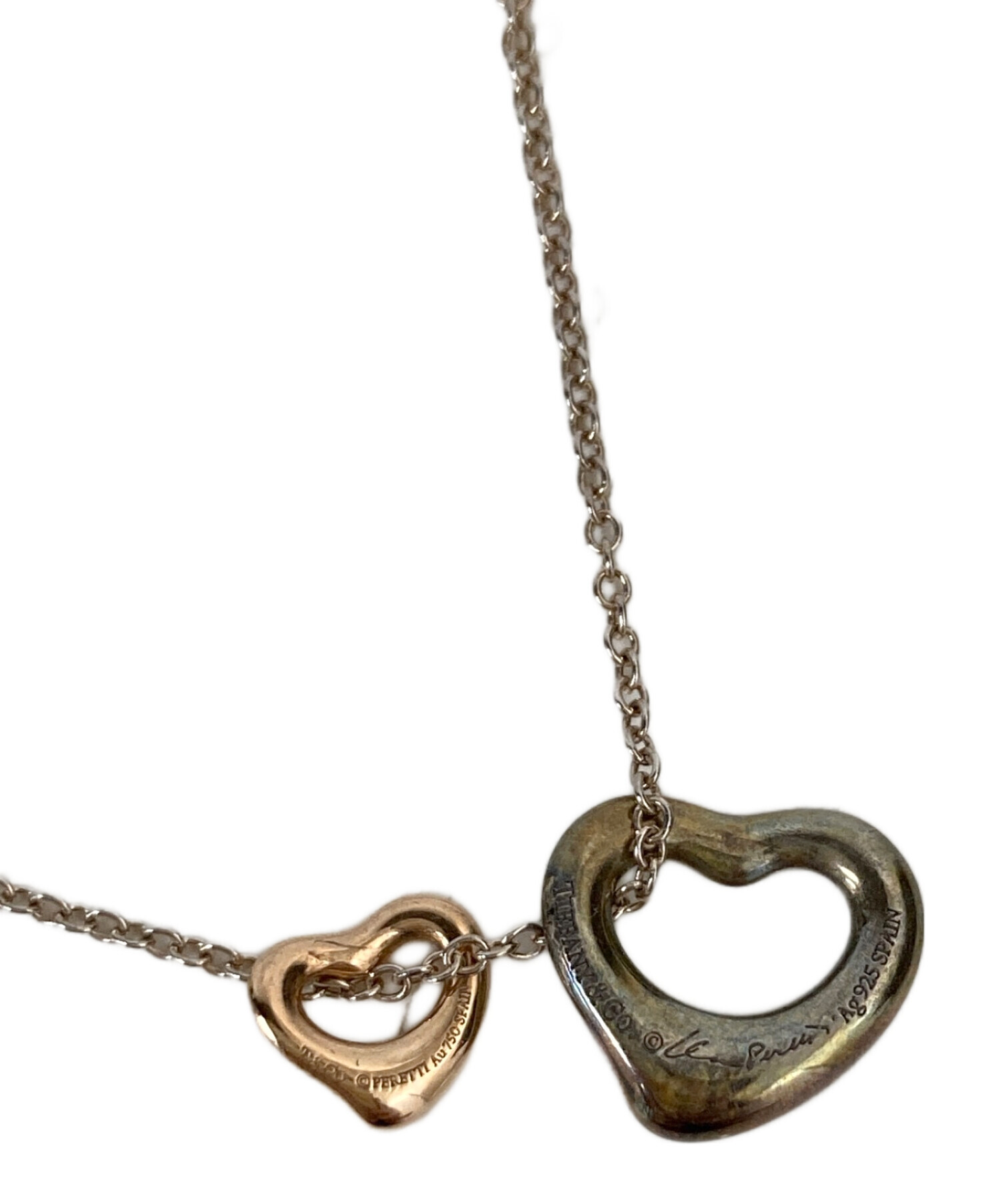 中古・古着通販】Tiffany & Co. (ティファニー) ダブルオープンハート