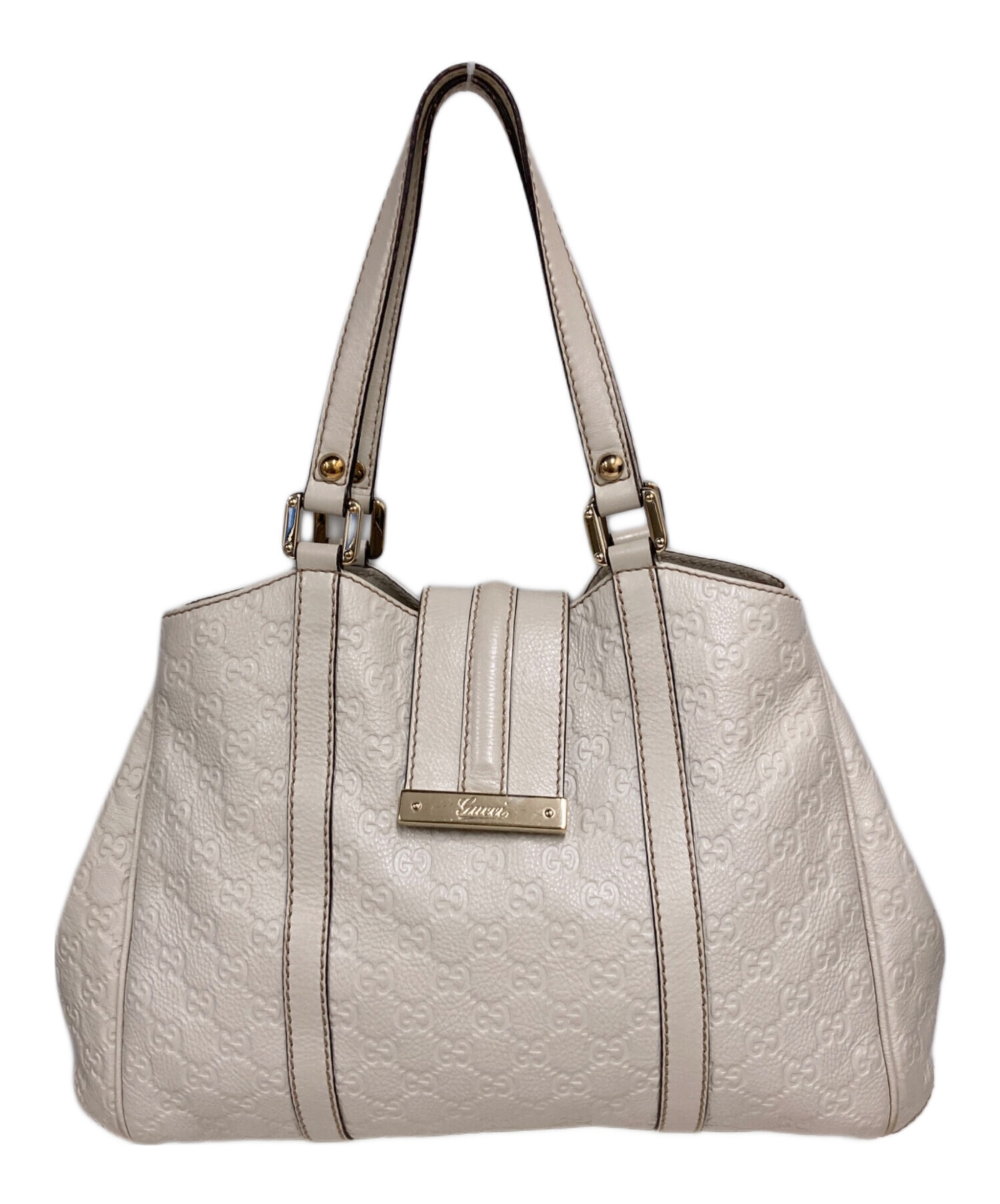 中古・古着通販】GUCCI (グッチ) トートバッグ ホワイト｜ブランド 