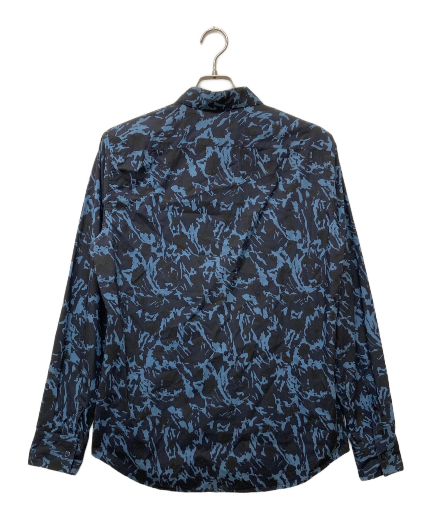 中古・古着通販】MARNI (マルニ) 総柄シャツ ネイビー サイズ:48 