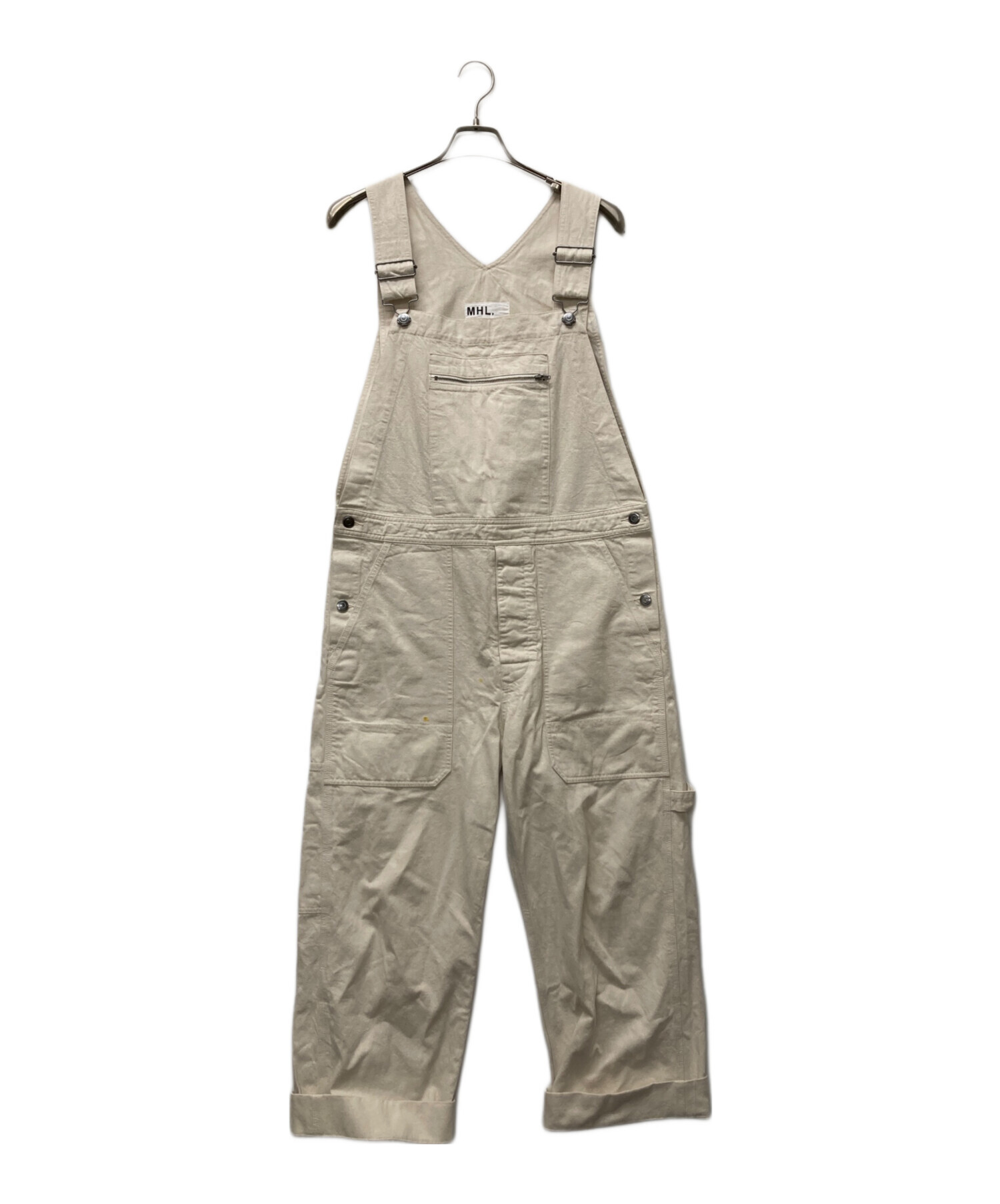 MHL サロペット 美品】マーガレットハウエルMHL, フロントポケット