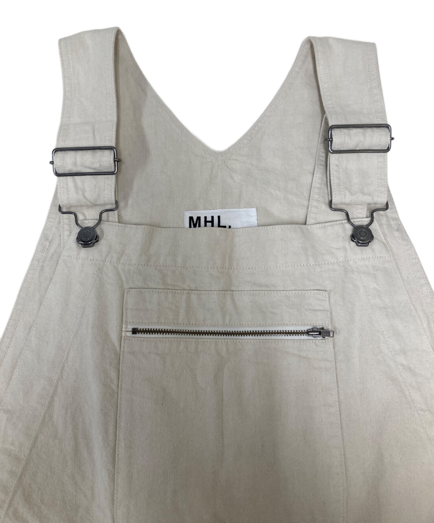 中古・古着通販】MHL (エムエイチエル) オーバーオール アイボリー 