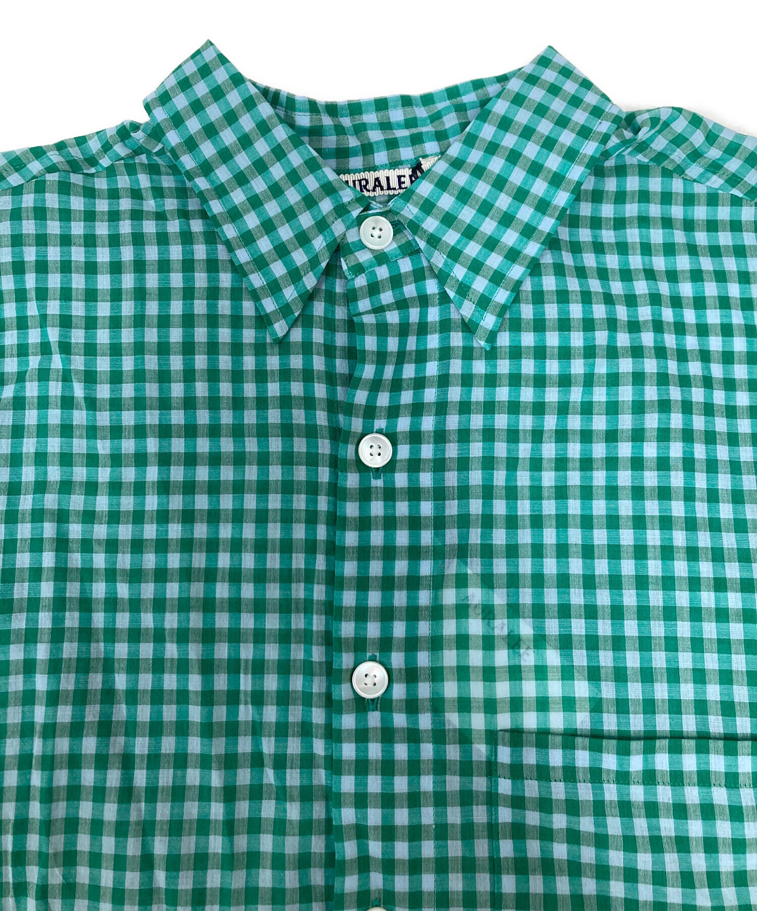 トップス auralee AIRY LIGHT COTTON CHECK SHIRT 3 中古・古着通販】AURALEE (オーラリー) AIRY LIGHT COTTON CHECK BIG