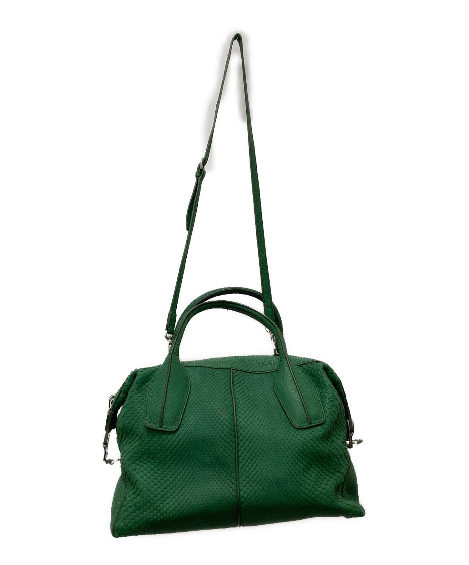 中古・古着通販】TOD'S (トッズ) パイソンDスタイリング2WAYバッグ