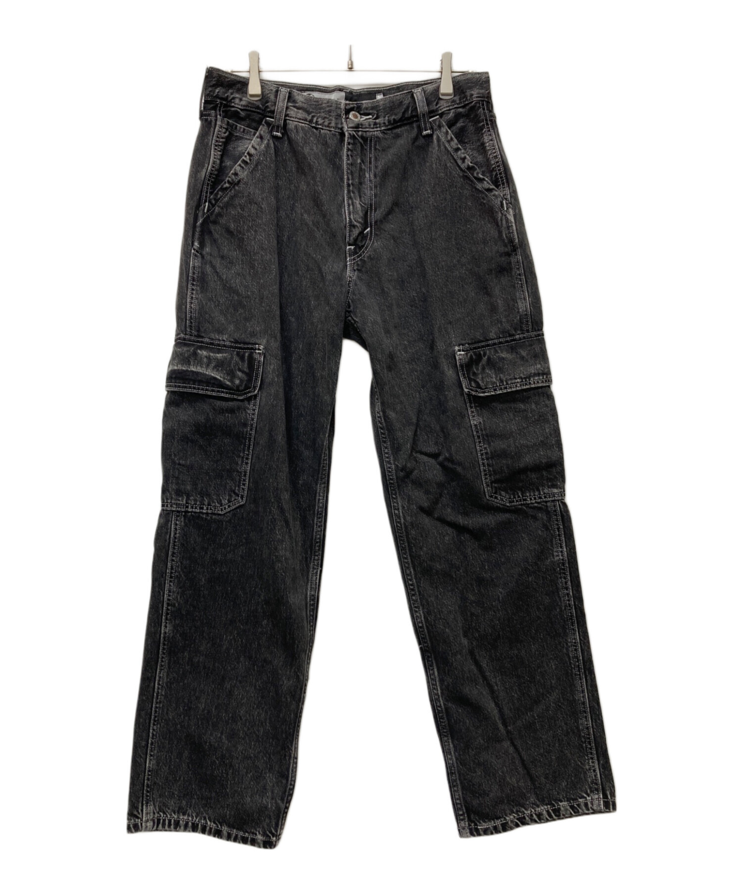 中古・古着通販】LEVI'S (リーバイス) カーゴデニムパンツ ブラック