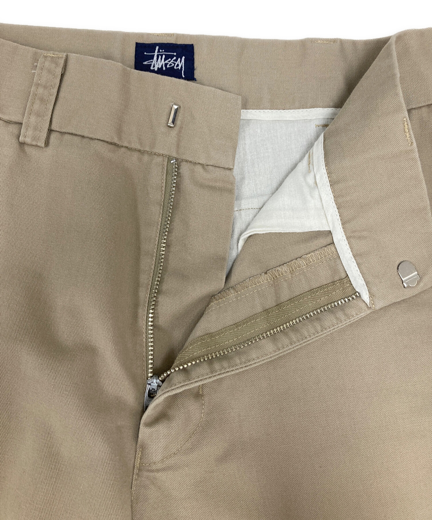 中古・古着通販】stussy (ステューシー) バックジップポケットチノパン
