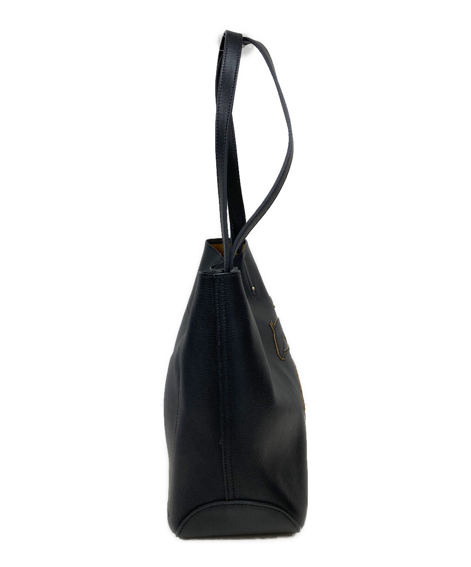 中古・古着通販】LONGCHAMP (ロンシャン) ツイストロック レザートート