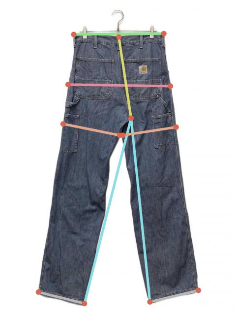 中古・古着通販】CarHartt (カーハート) ダブルニーデニムパンツ