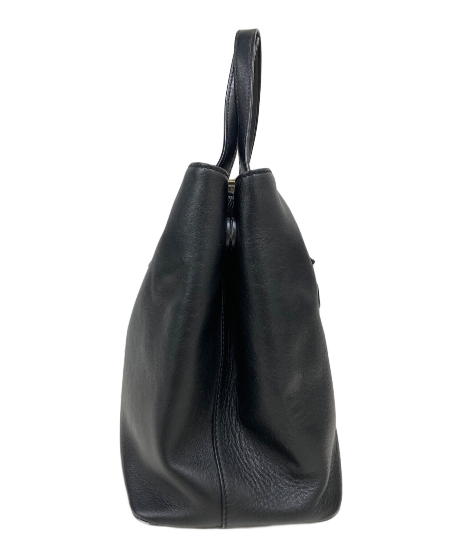 中古・古着通販】MaxMara (マックスマーラ) Mロゴレザートートバッグ